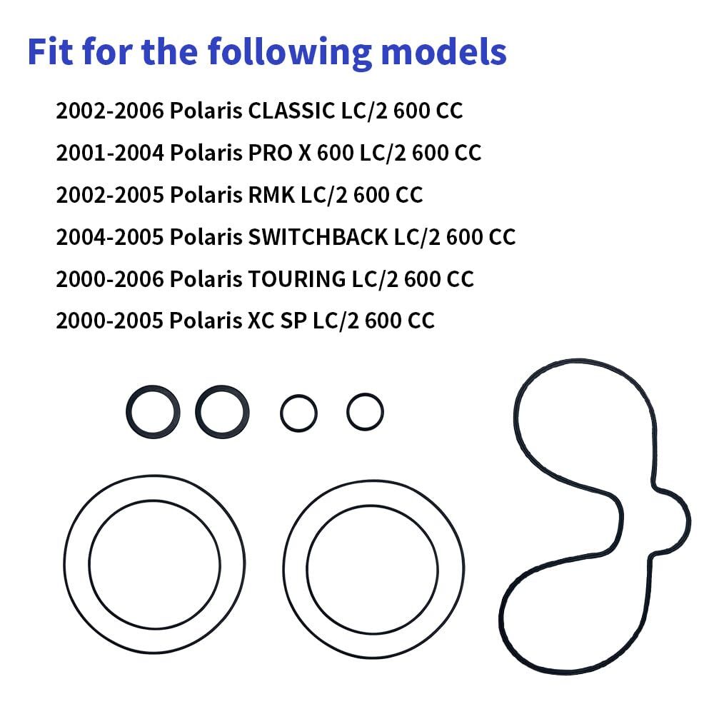 Top End Gasket Kit Set for Polaris PRO X 600, Touring, RMK 600, XC SP #710251