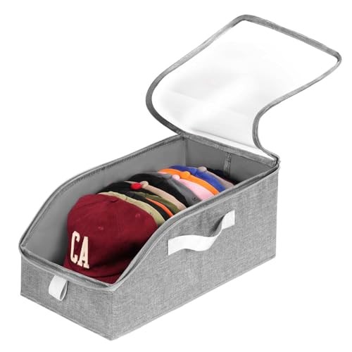 Hat Organizer for Baseball Caps, Hat Storage Holder Container for Closet 1