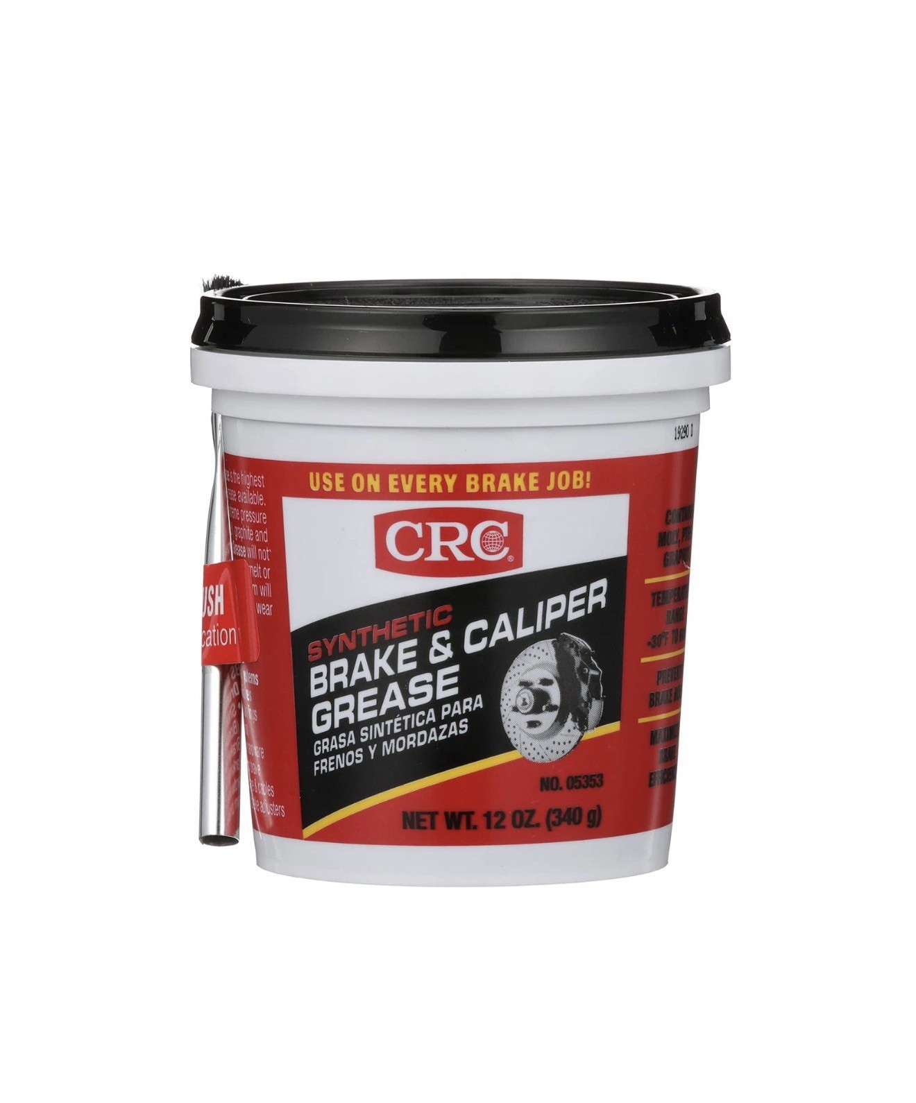CRC 05353 Synthetic Brake and Caliper Grease 12 oz W/Brush