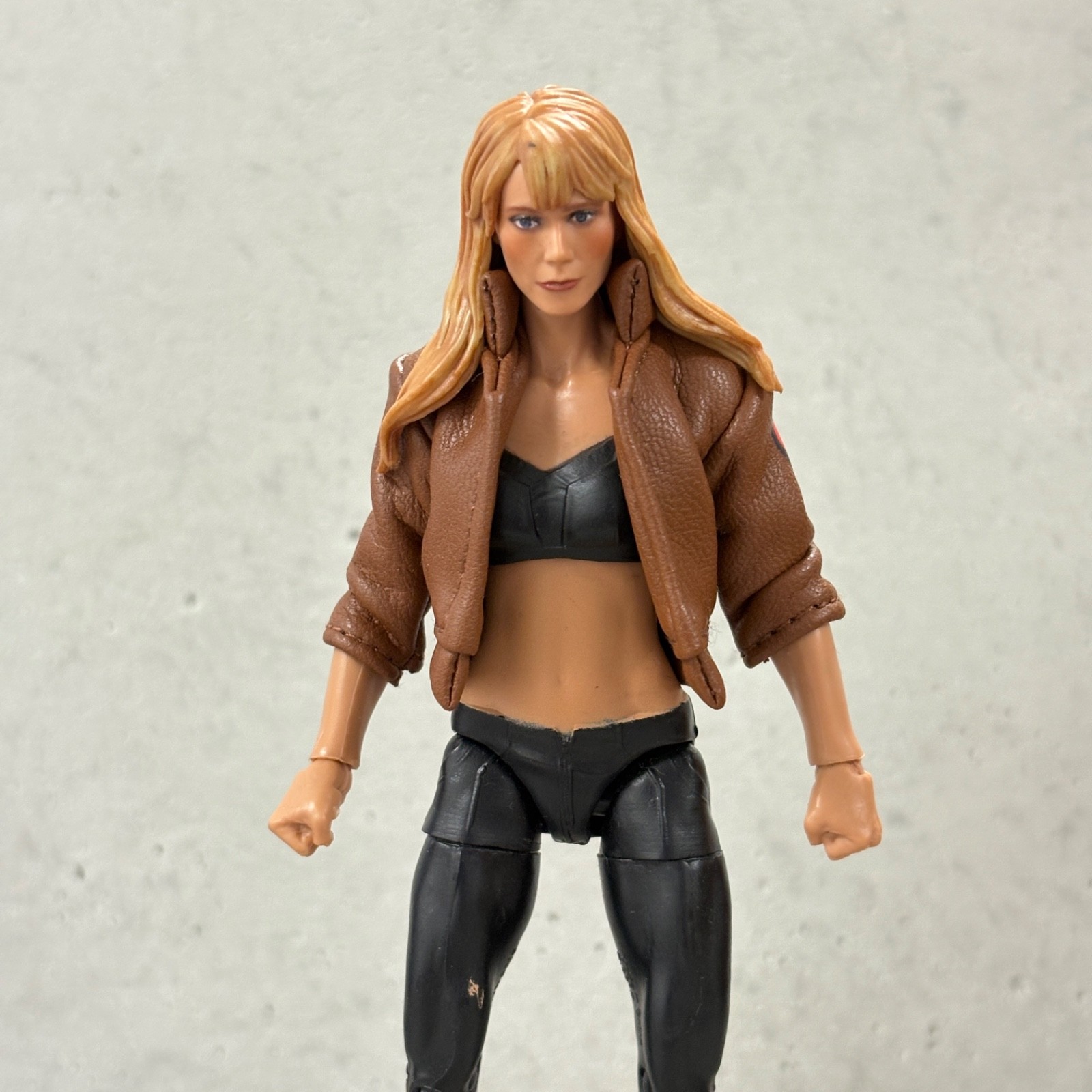 PB-JKT-RO-BRN: 1/12 Brown Short Jacket for 6" Marvel Legends Rogue Figure