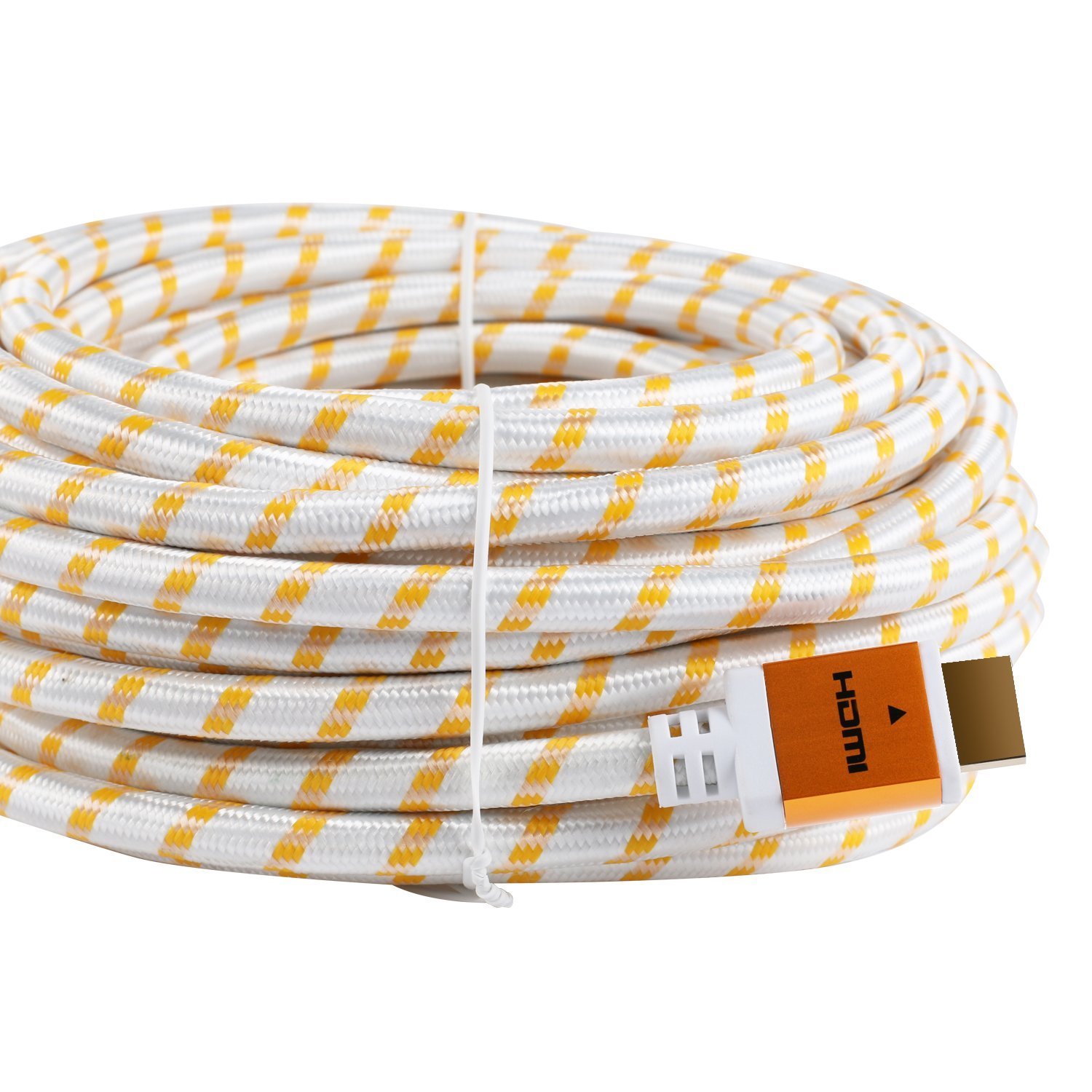Premium HDMI Cable Cord 3ft 6ft 10ft 15ft 25ft 30ft 50ft 75ft 100ft White LOT US