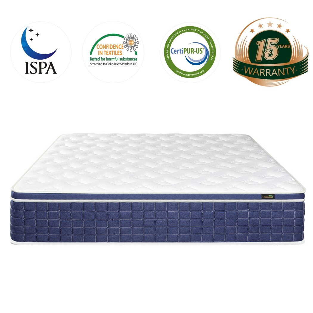 12/14 Inch Twin Full Queen King Mattress Gel Memory Foam Hybrid Bed In a Box