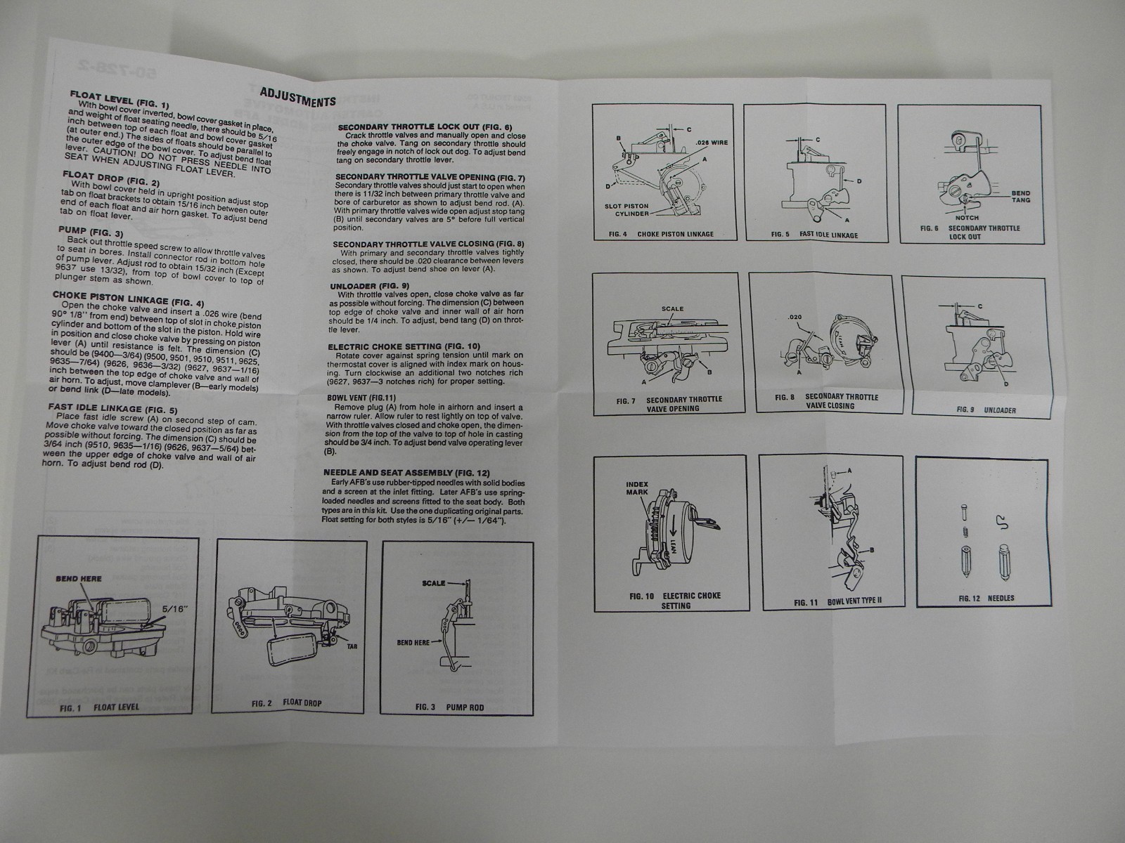 EDELBROCK CARBURETOR REBUILD MASTER KIT.1477 1400 1404 1405 1406 1407 1411 1409