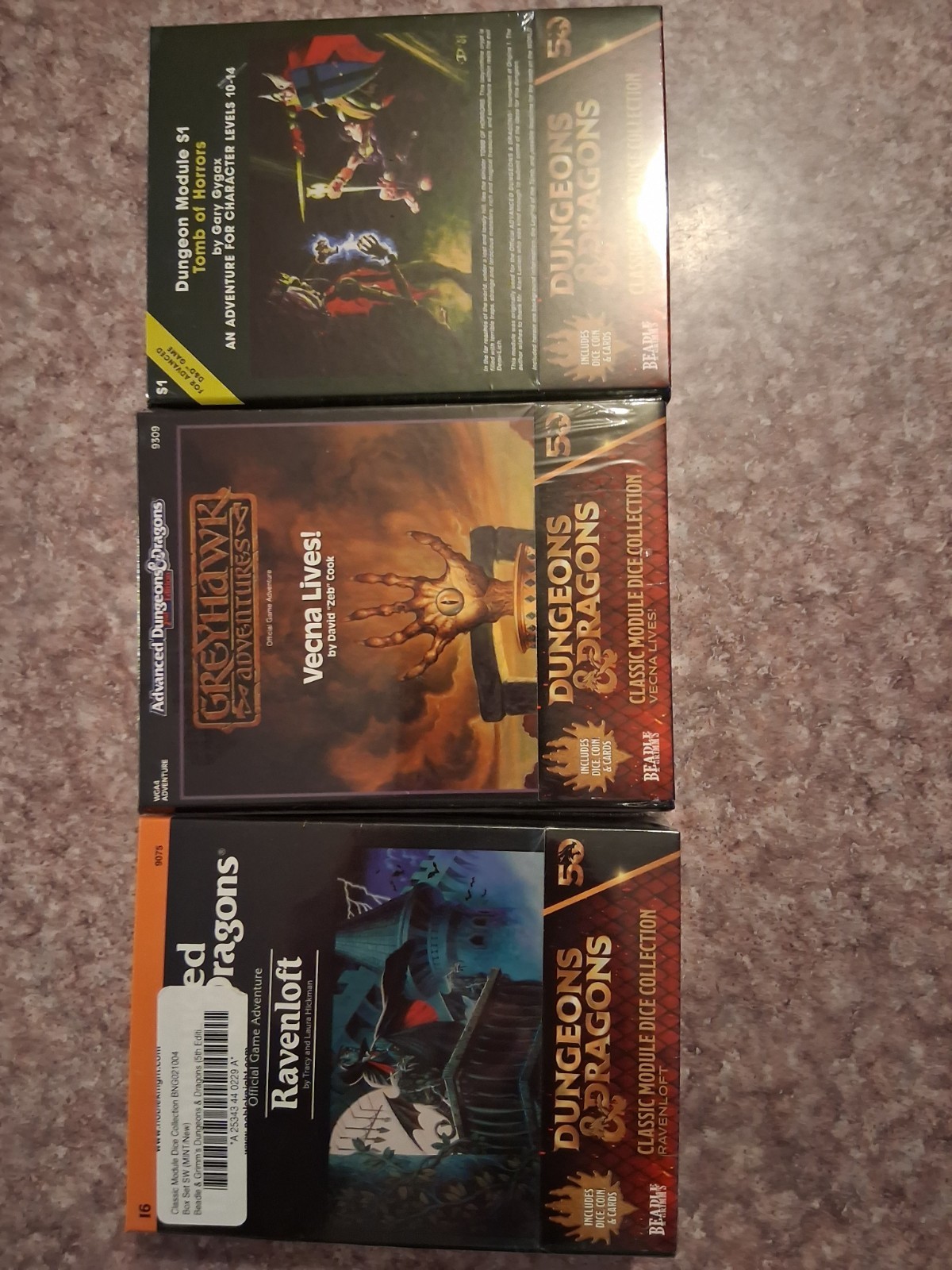 Dungeons And Dragons Classic Module Dice Sets And Modules