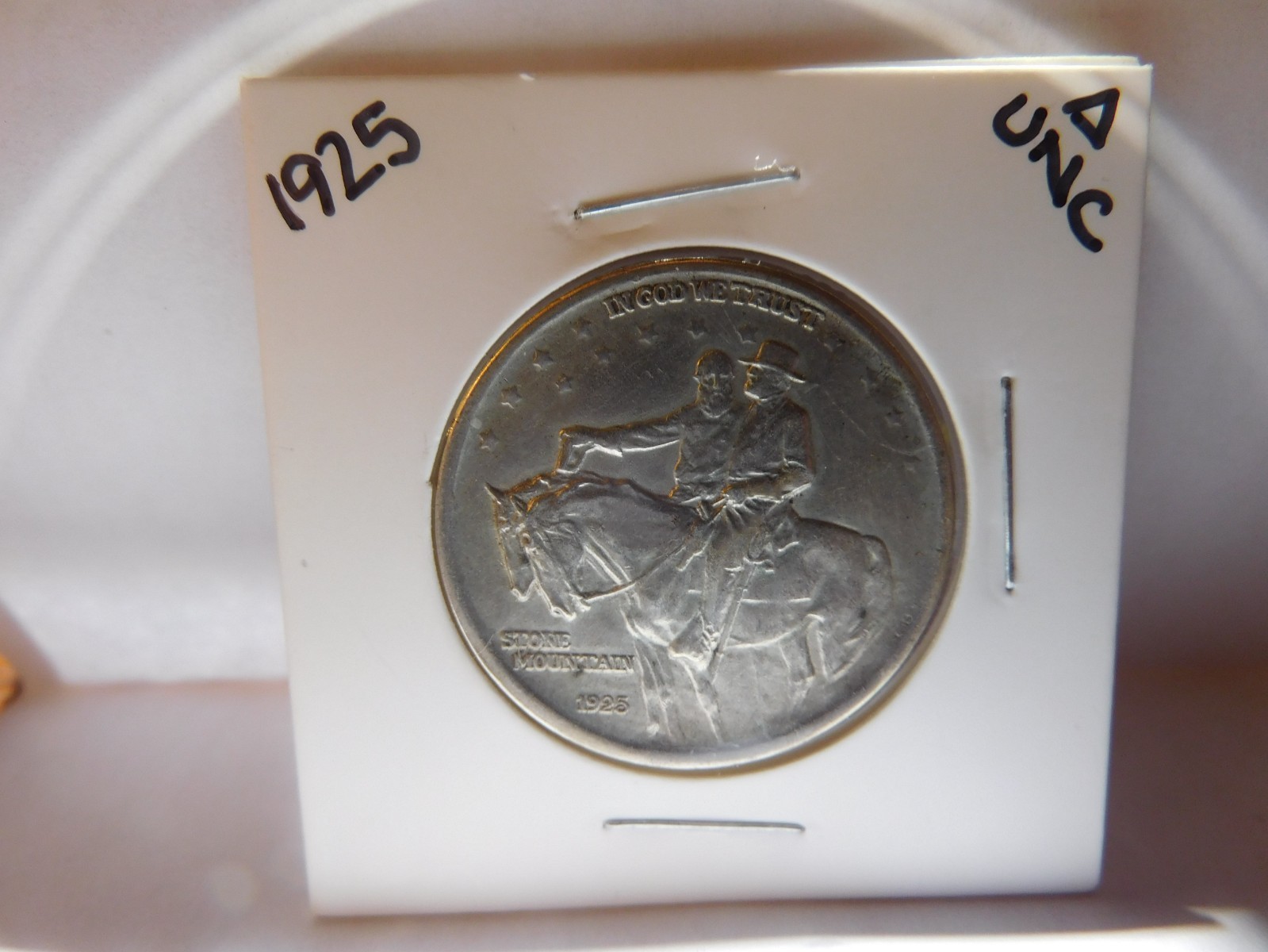 1925 Stone Mountain 50c Silver Commemorative Half Dollar About Uncirculated