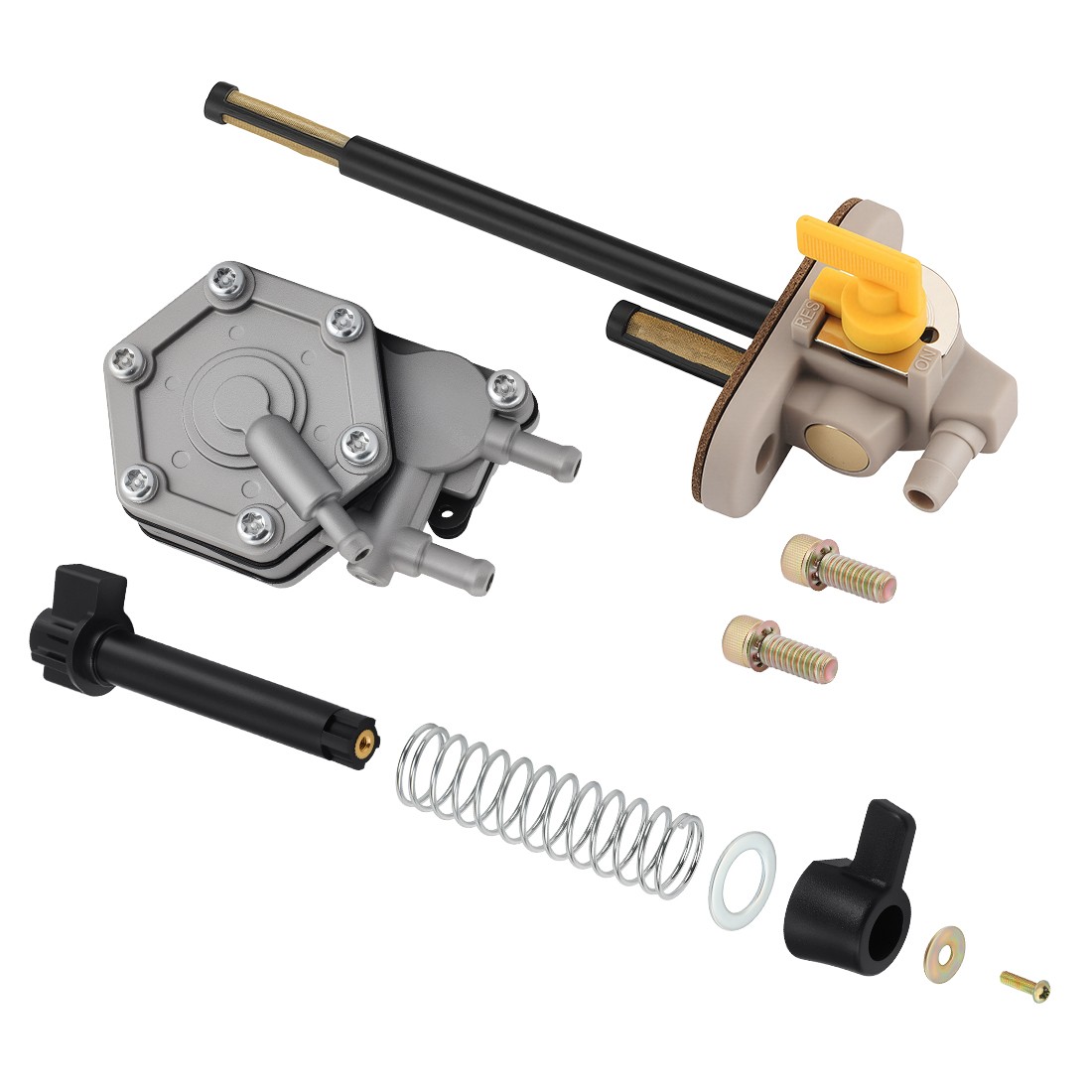 Fuel Pump & Fuel Valve Petcock For Polaris Magnum 425 95-98 Scrambler 500 97-01