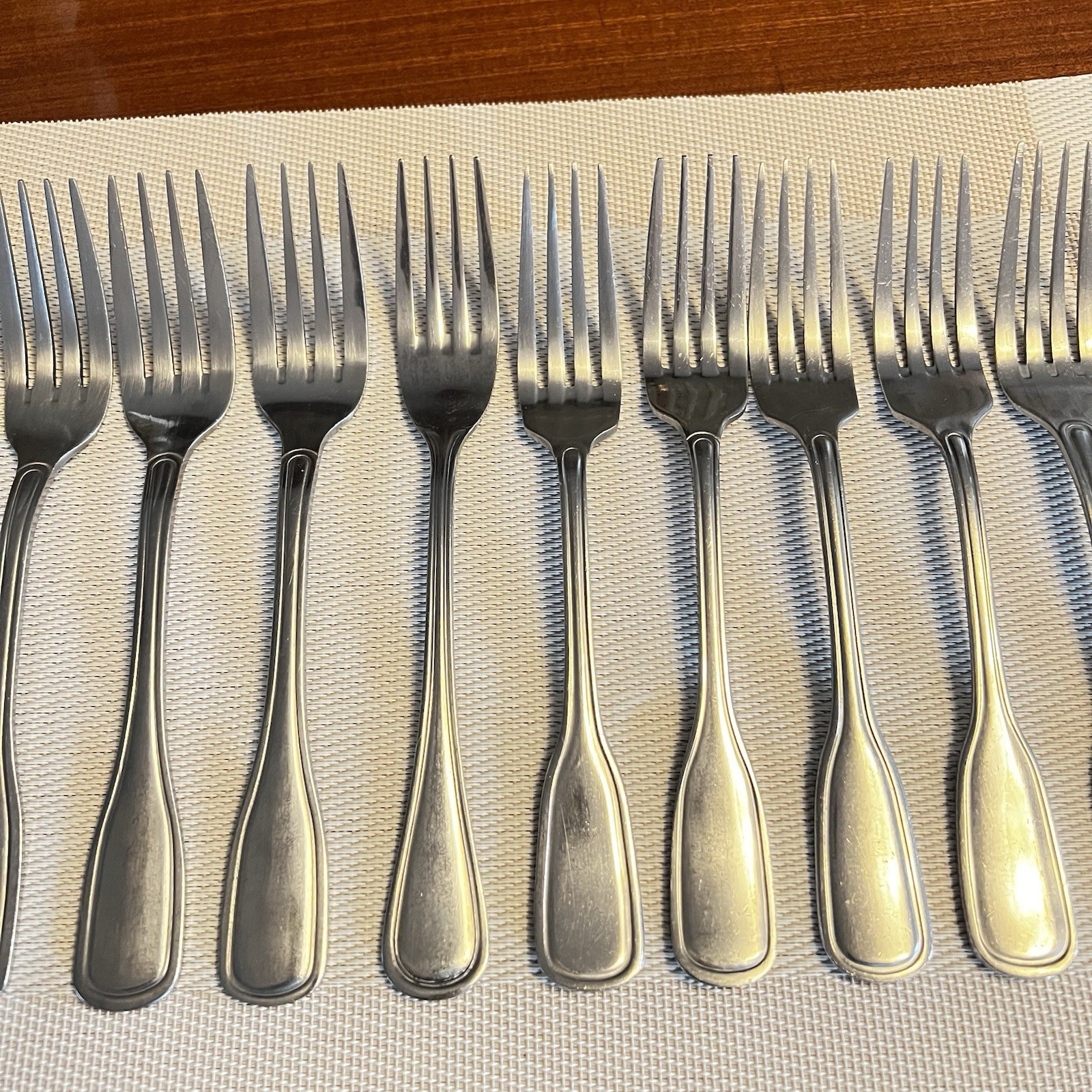 Vintage Heavy Stainless Steel Forks | Restaurant Ware Lot of 13 ABC, Walco, BII￼