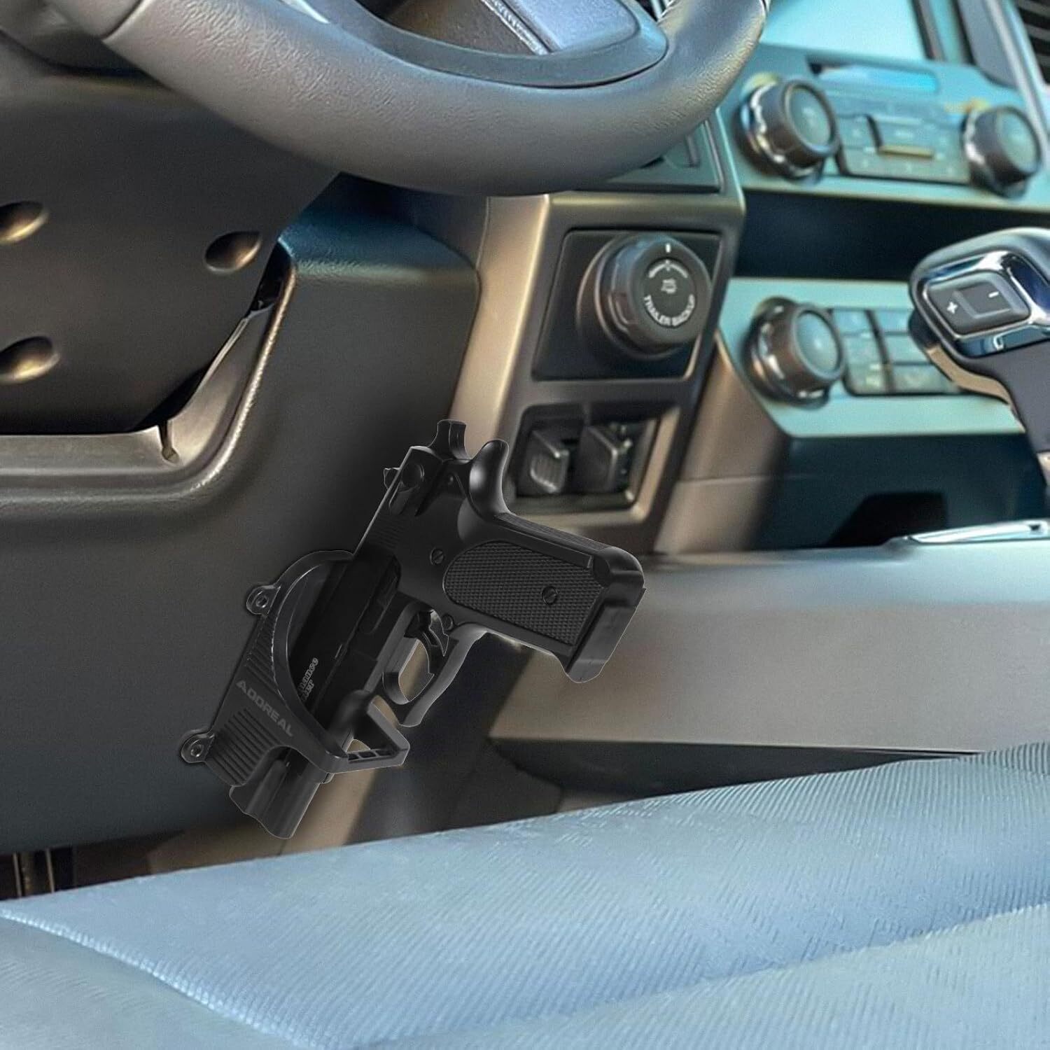 Magnetic Gun Mount, Side Magazine Magnetic Suction Concealed Gun Magnet Desk