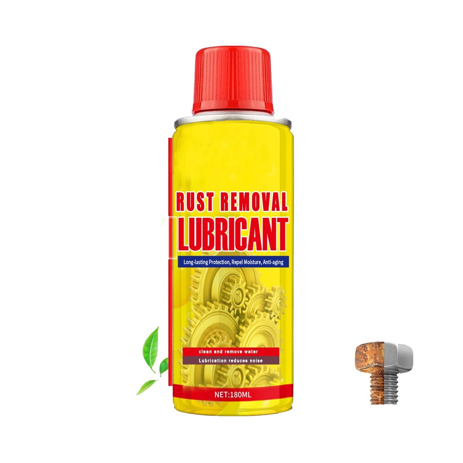 2-in-1 Rust Remover Anti-Rust Lubricant Spray for Metal Tools Vehicles 6.1oz