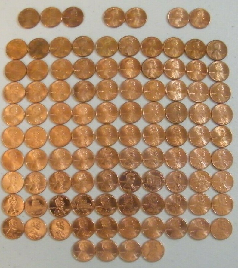 Lincoln Cent Penny Set 1959-2023 PD & 68-74 S 145 Coins Choice BU Mem & Shield!