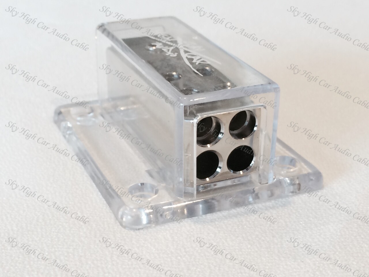 Sky High Car Audio (1) 4 gauge to (4) 8 ga Distribution Block Car Audio Distro