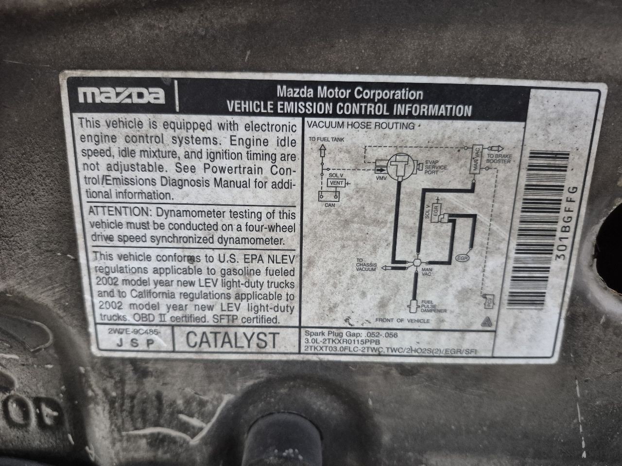 Automatic Transmission 3.0L 4WD 4X4 From 11/19/01 Fits 2002 TRIBUTE 1321478