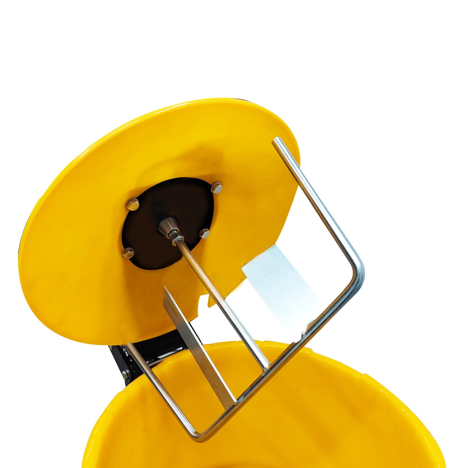 2.3 cu.ft Electric Bucket Mixer Mortar Epoxy Plaster Mixing Machine w/Wheel 375W