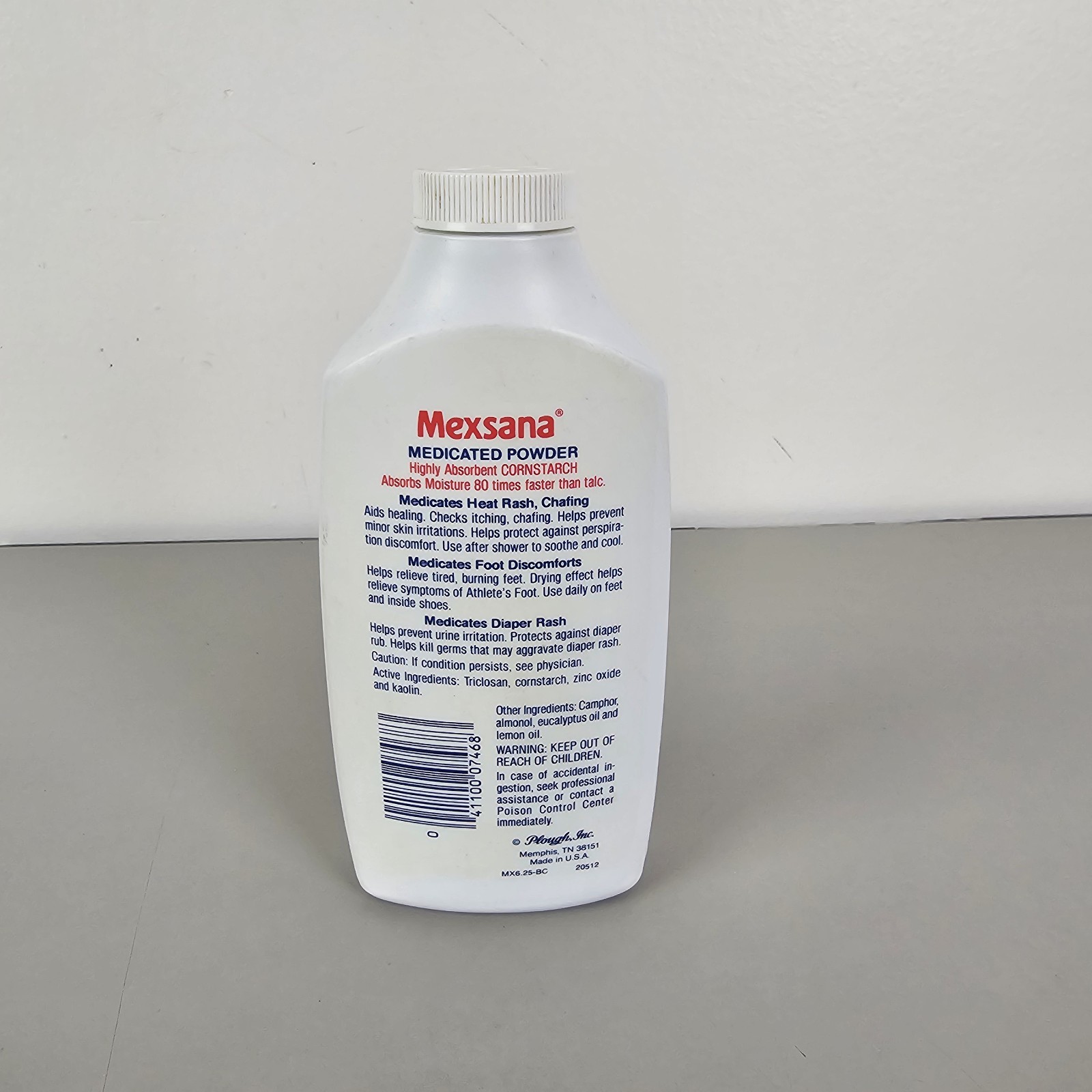 Mexsana Medicated Powder Original Formula Collectible Opened 6 1/4 Oz