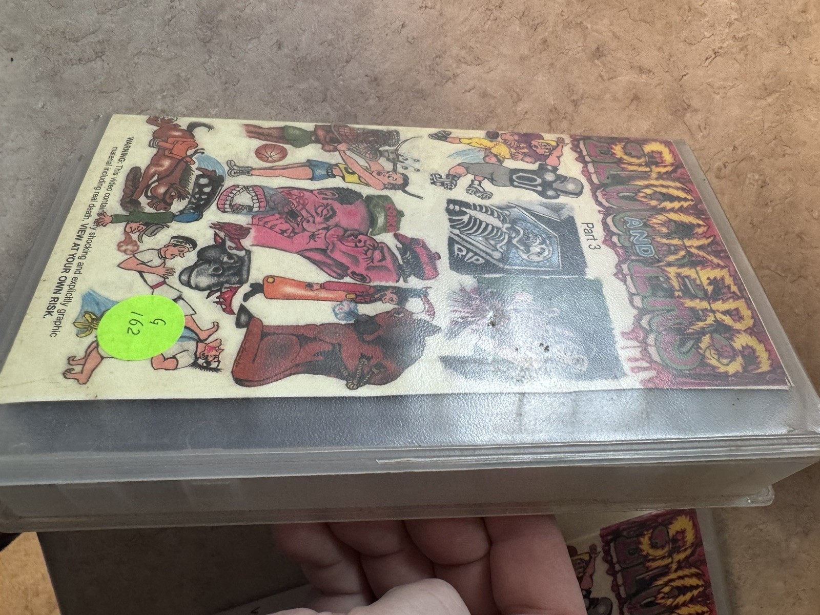 SHOCKERS AND BLOOPERS PT 1, 3 and 4 VHS set of 3 Banned Gore Death Rare OOP