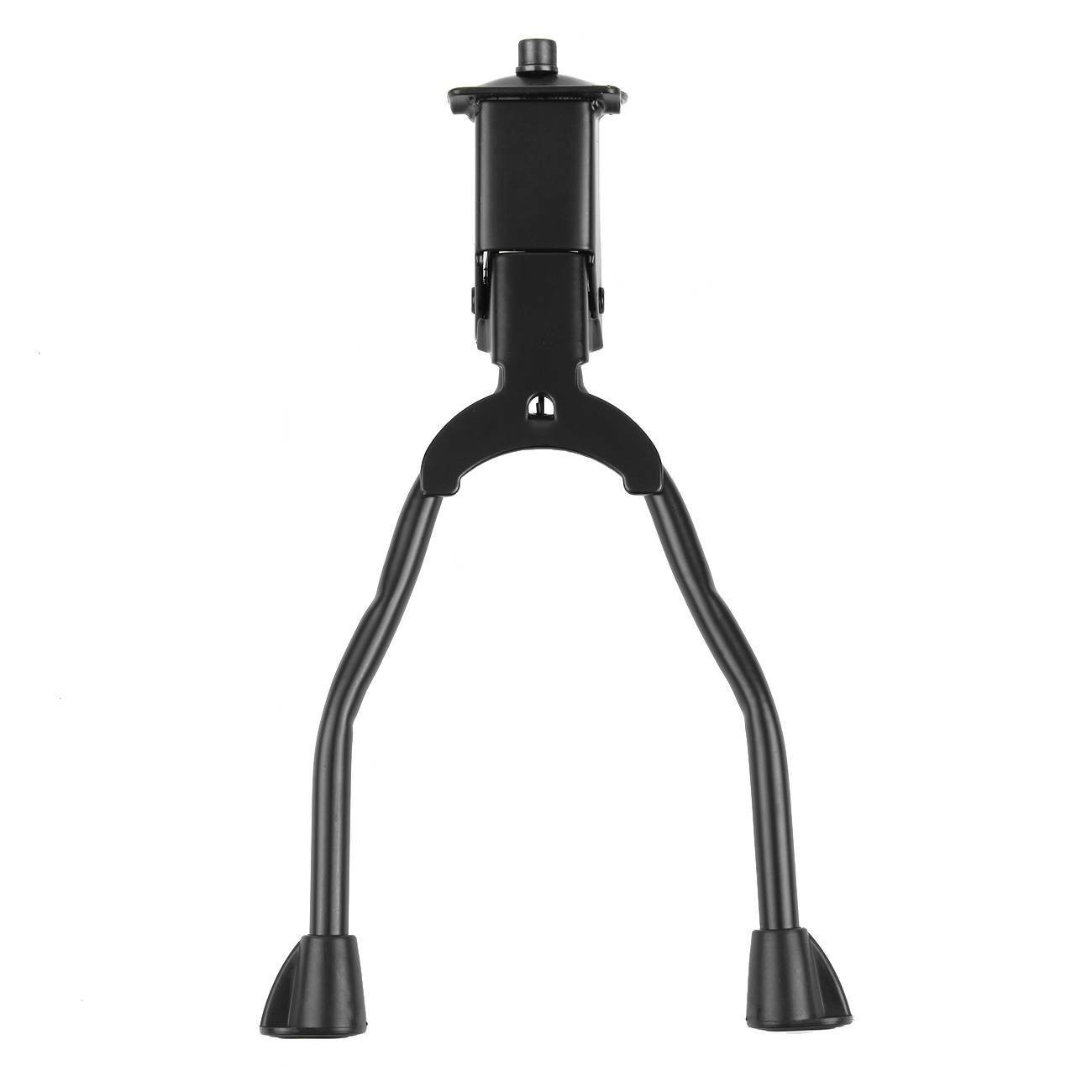Bicycle Double Leg Side Stand Kick Kickstand Bike Support Spring Center Black