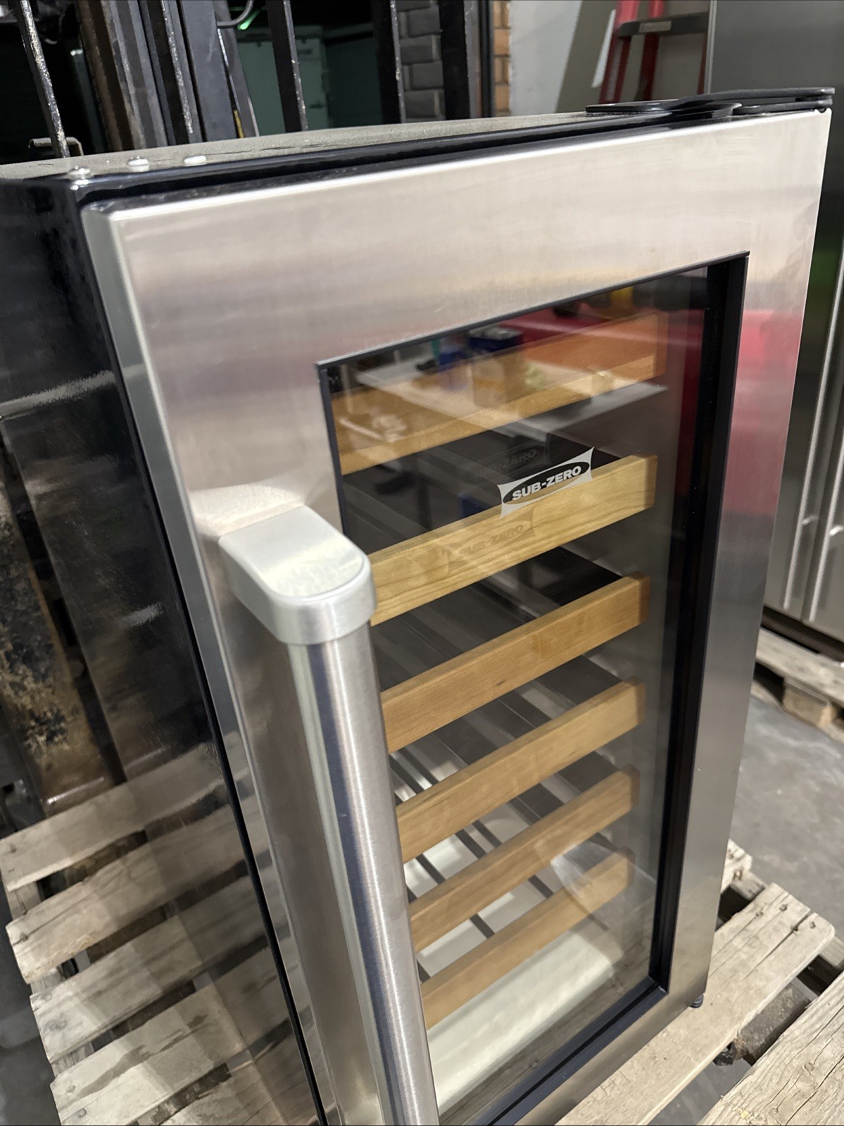 Sub-Zero 15”wide stainless Steel Wine Bottle Cooler Model 315W/S/PH