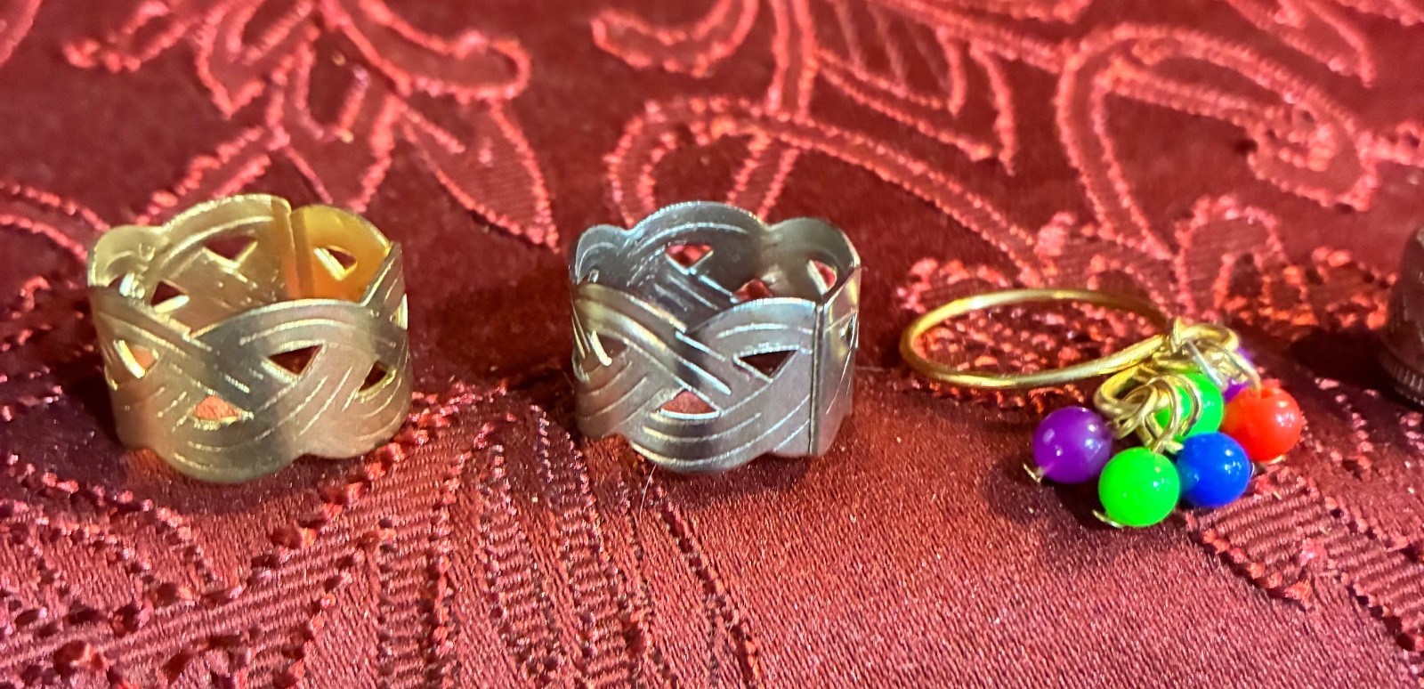 Vintage Lot of 10 Gumball Machine prize rings