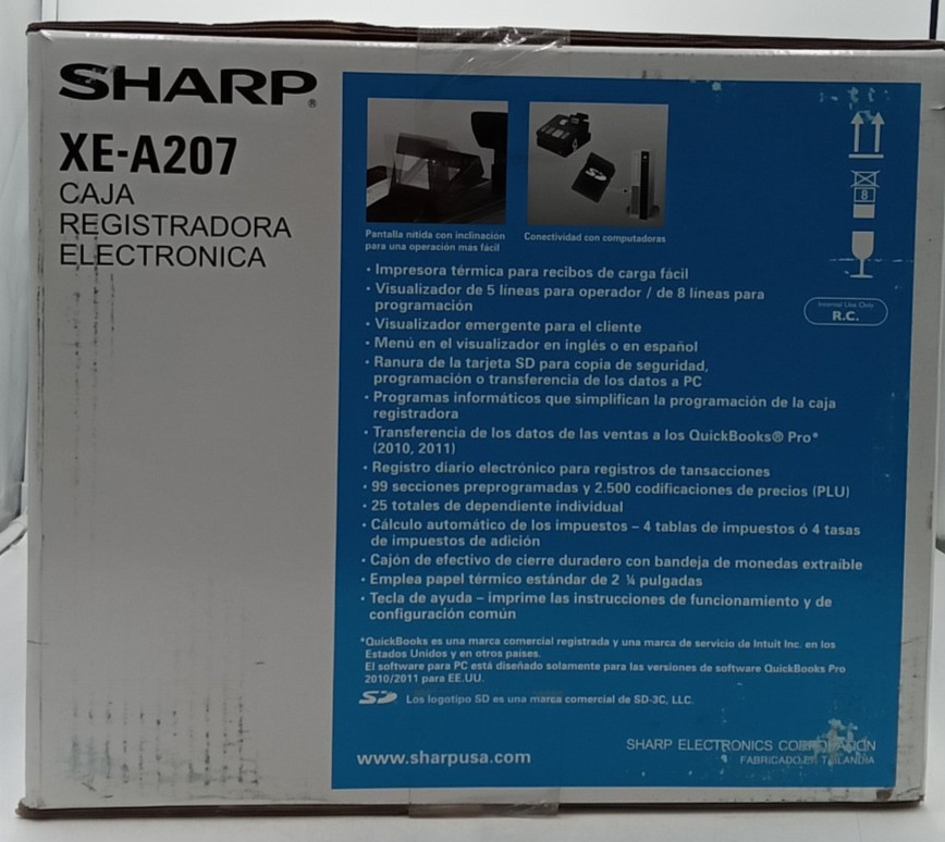 Sharp XE-A207 Control System Electronic Cash Register Sealed