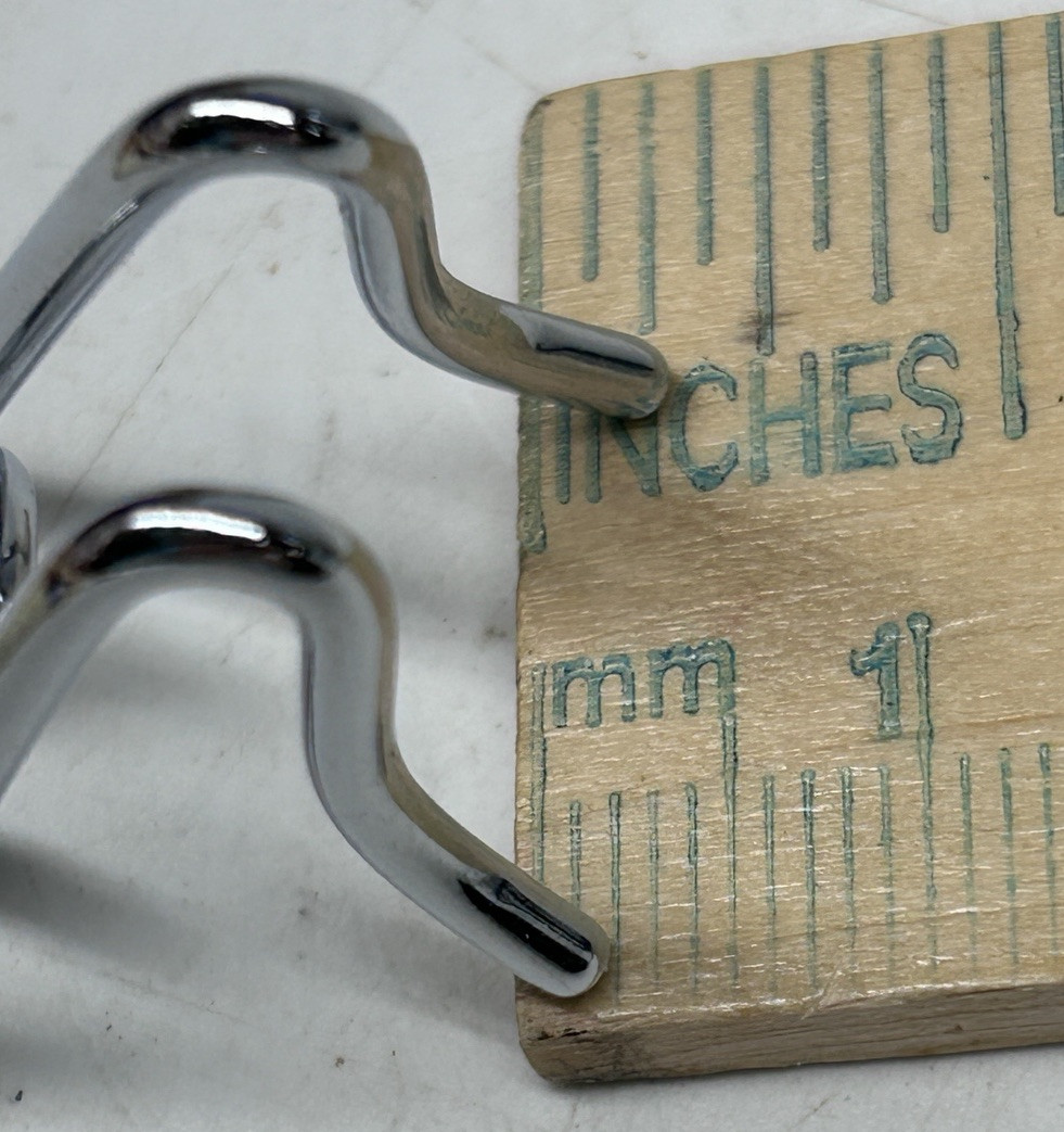 Lot Of 3 Herm Sprenger OEM Chrome Plated Steel Extra Links Prong Collar 2.25mm