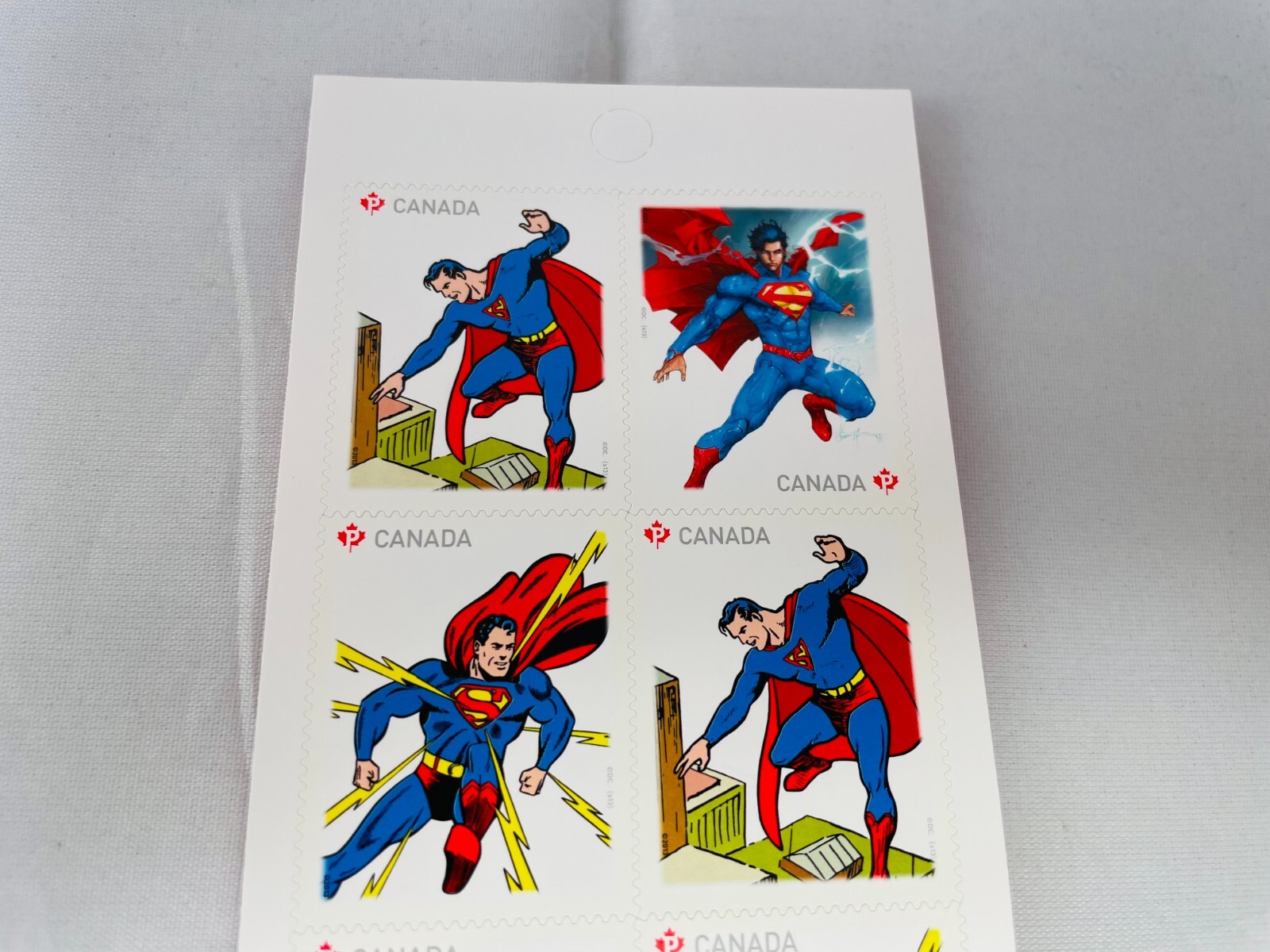 SUPERMAN 75TH ANNIVERSARY BOOKLET 10 STAMPS COLLECTORS EDITION IN FULL COLOR