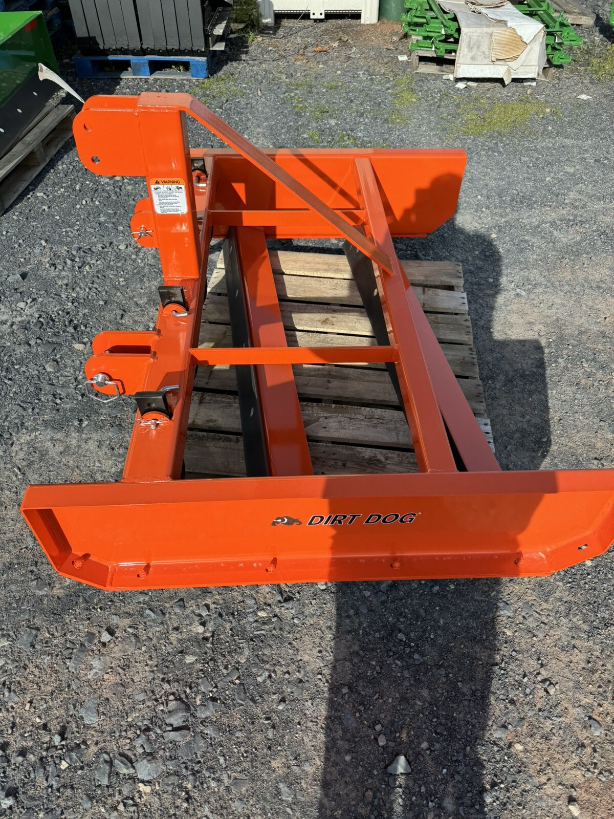 New Dirt Dog Road Grader Land Plane 5' w/ Ripper Teeth Orange