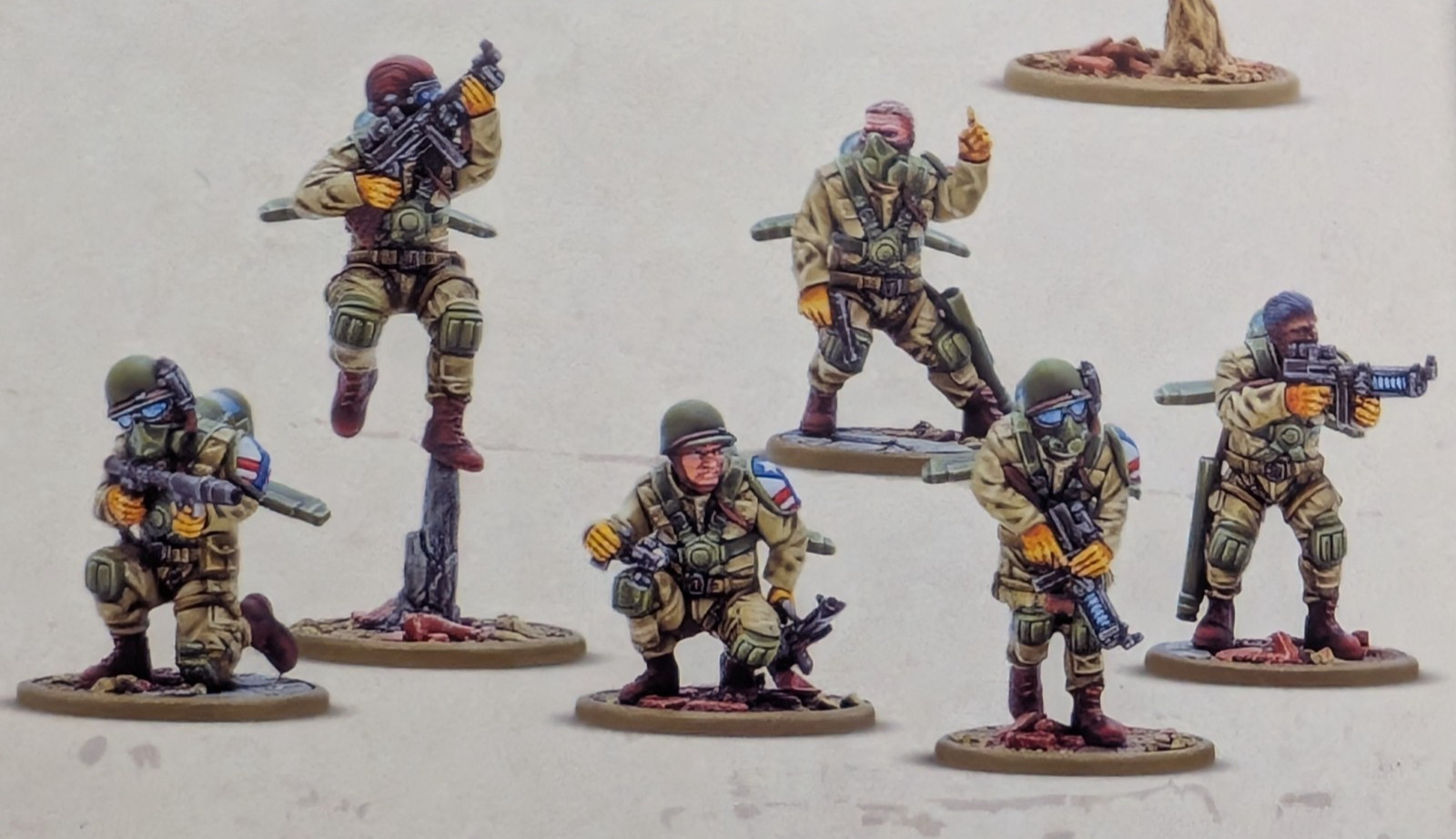 Firefly Airborne Infantry Sprue, Konflikt 47, Warlord Games
