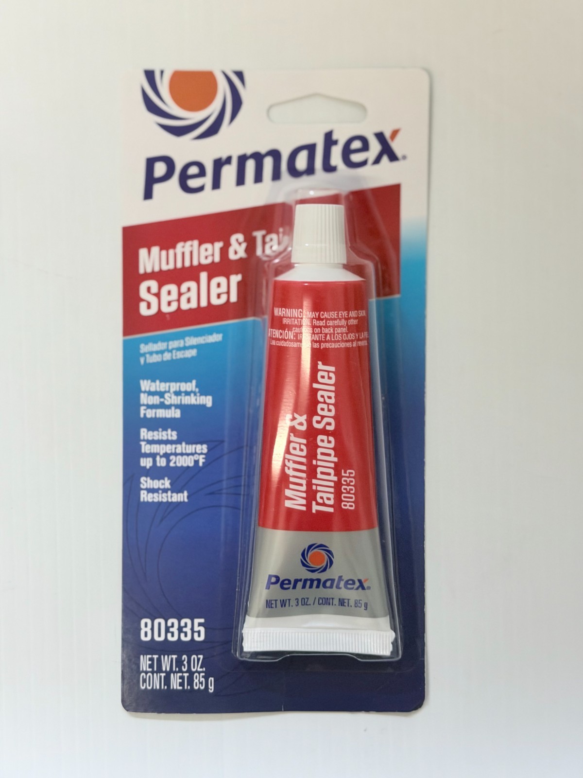 (2PK) Car Exhaust Pipe Repair Kit High Temperature Muffler Tailpipe Leak Sealer