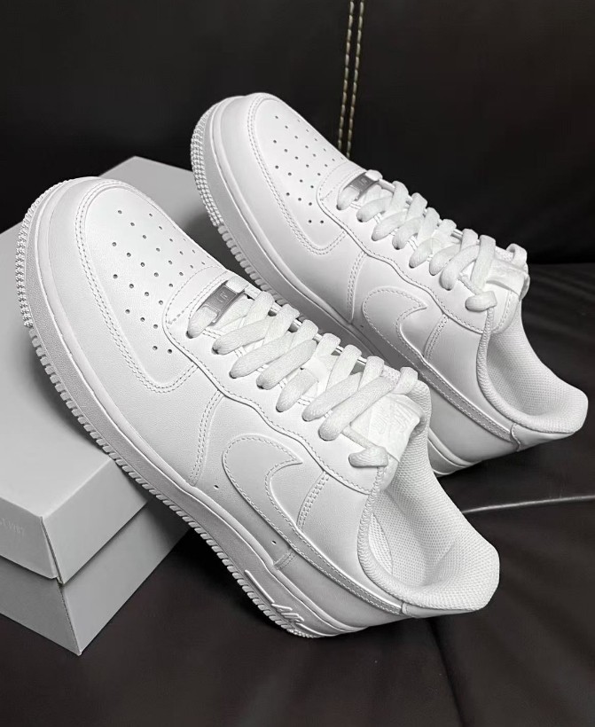 Nike Air Force 1 "Triple White" Low Top Classic Sneakers US Size