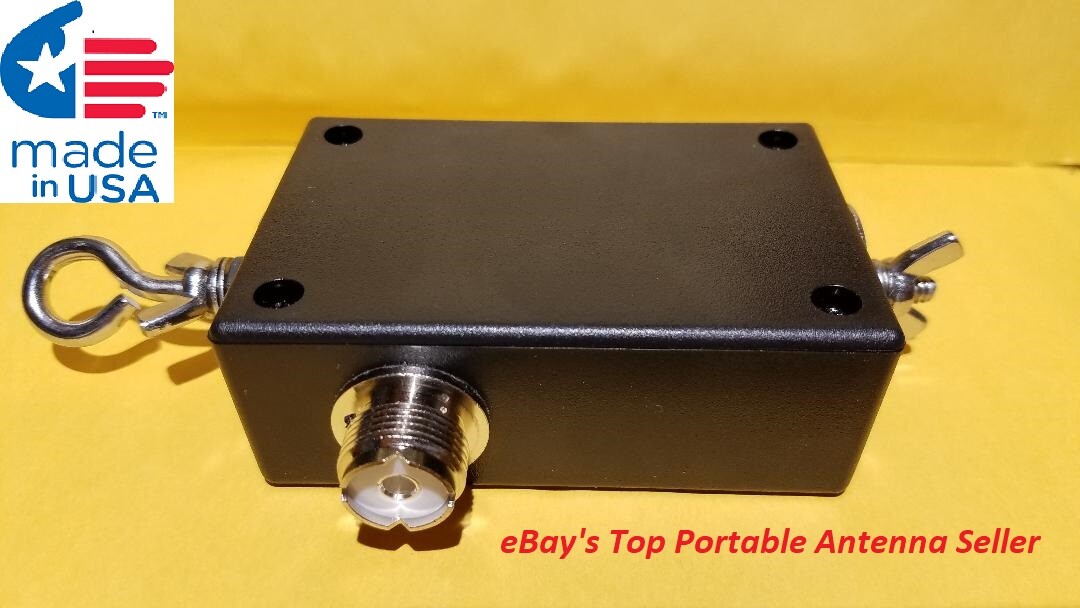 ALL STAINLESS HARDWARE End Fed Dipole 80-6M Portable HF Matchbox.