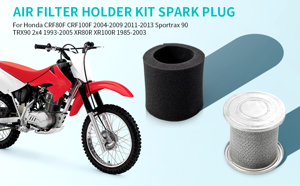 1985-2003 For Honda XR100R Air Cleaner Filter Element Holder Air Filter Cage Kit
