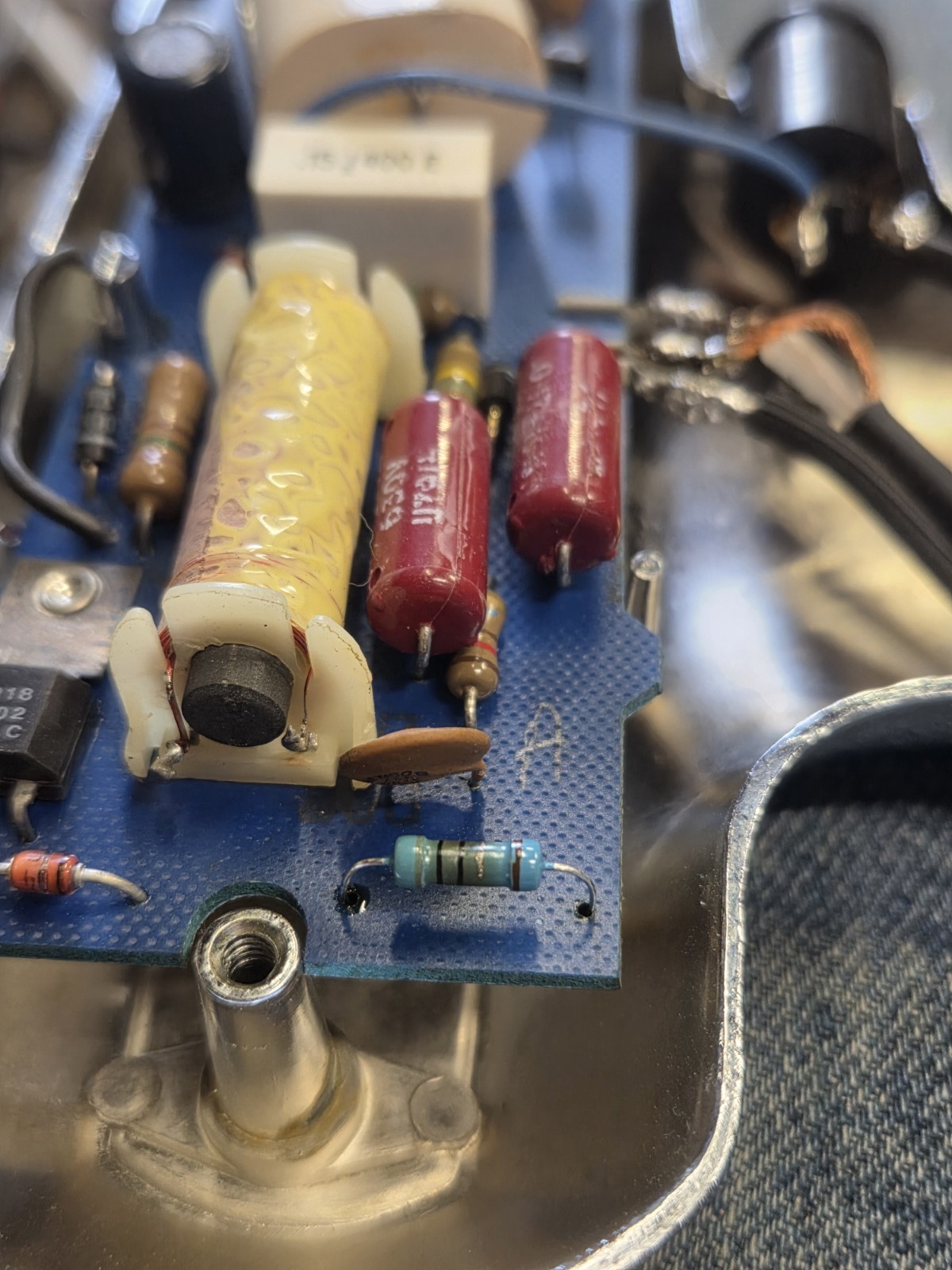 Montgomery Ward Vintage Rugged Chrome Metal Inductive/ Clamp On Timing Light