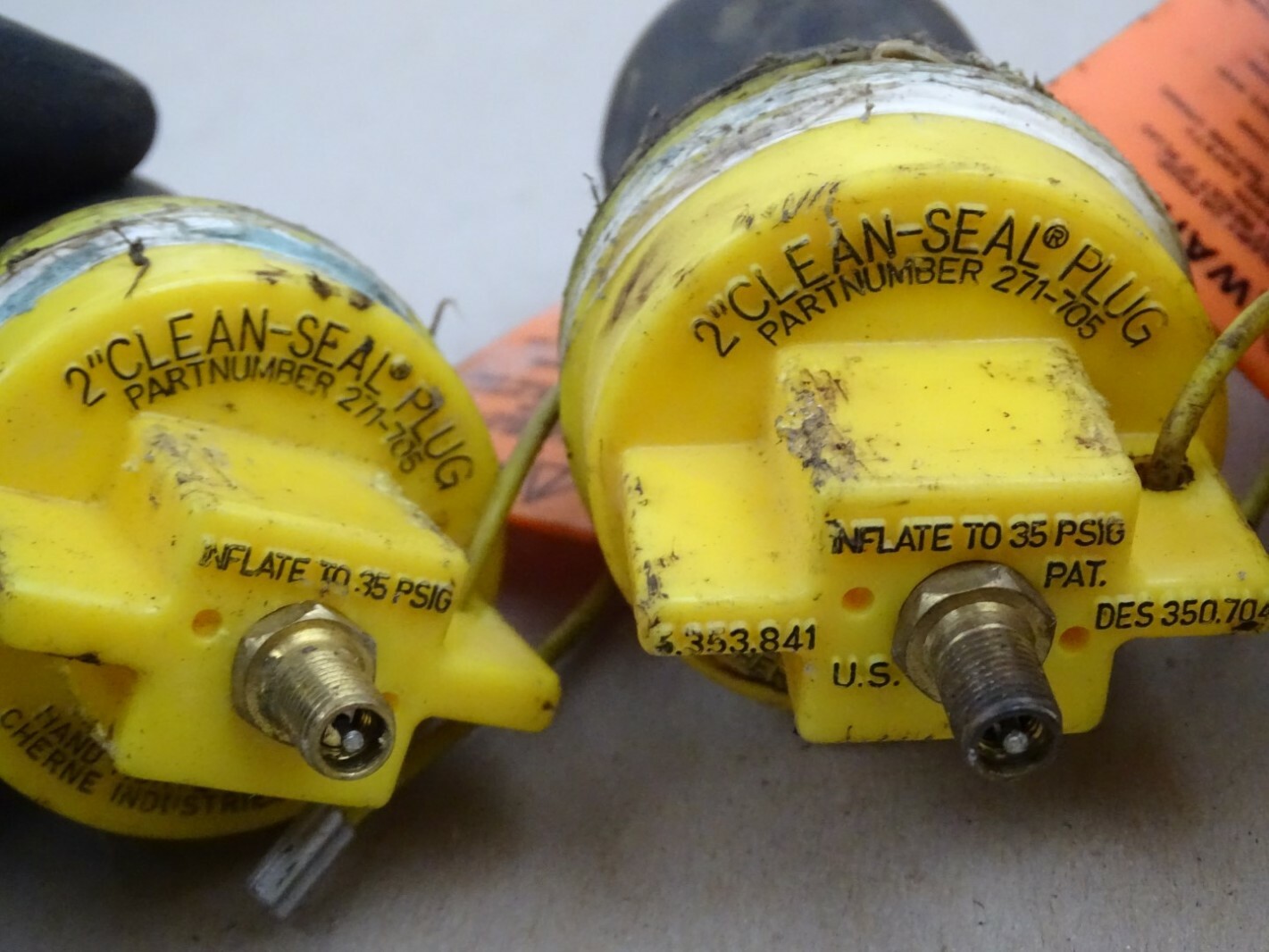 Cherne Pneumatic Test Plug , 271-705 ,271-713, 271-721