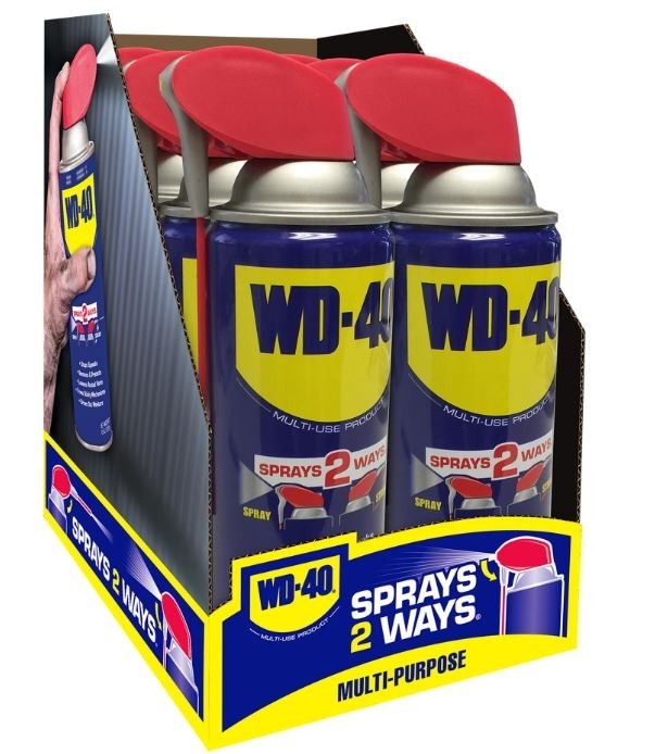 WD-40 Multi-Use Product Lubricant Spray with Smart Straw, 12 oz.