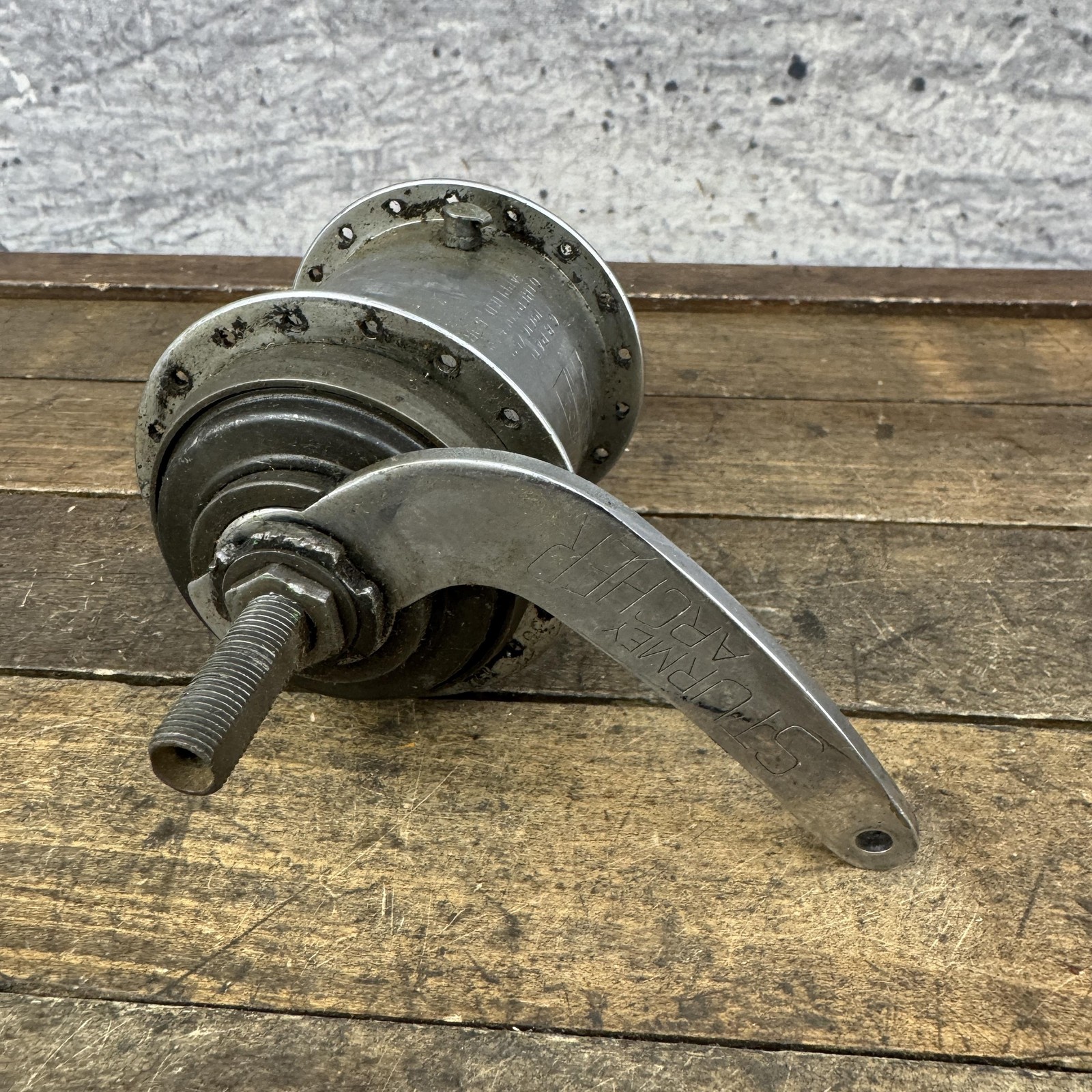 Vintage Sturmey Archer TCW Hub 36h 3 Speed Coaster Brake 1956 England