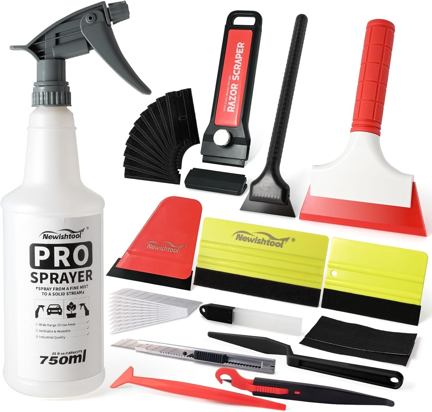 Window Tint Kit Vinyl Wrap Tool for Car Tinting Tools Windshield Large