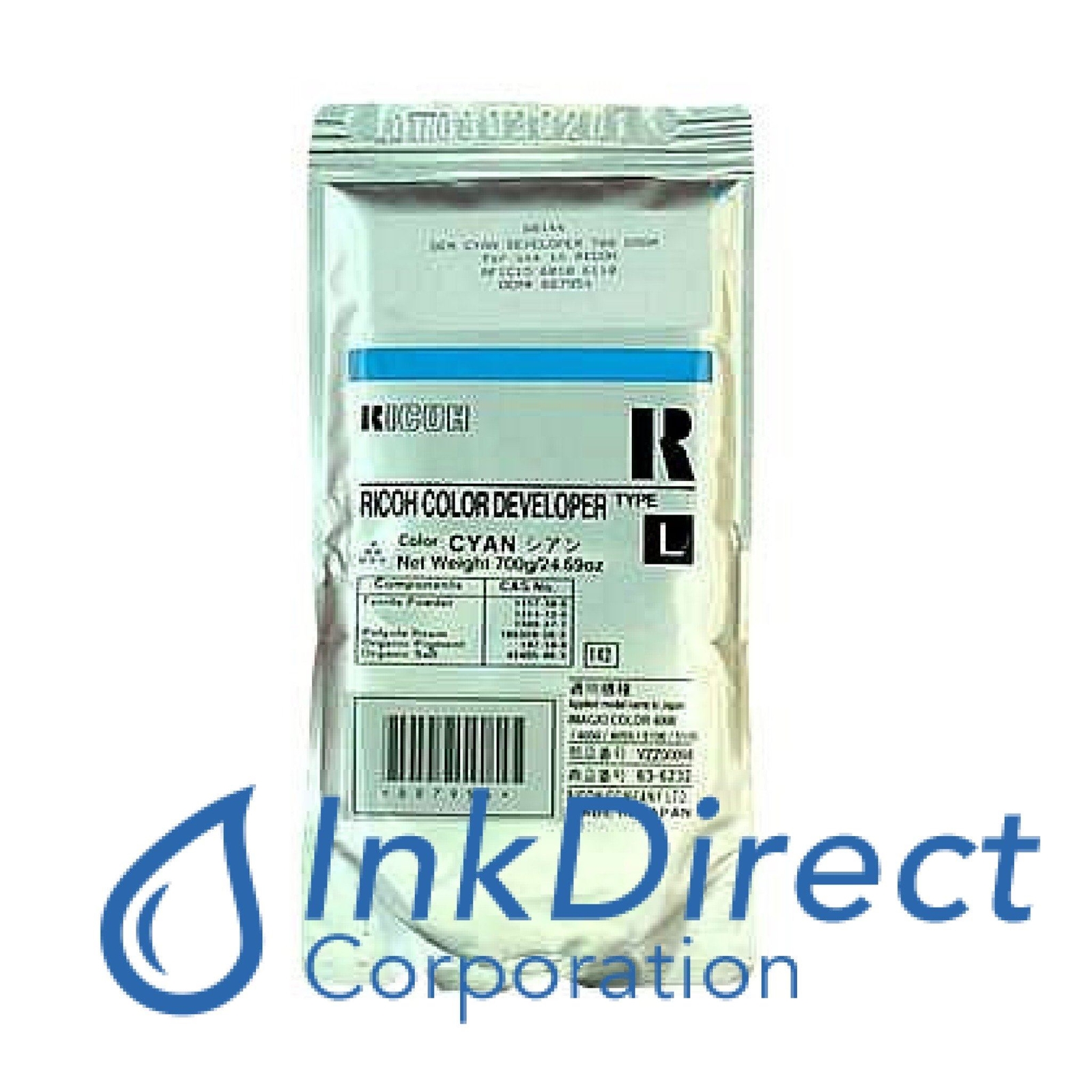 Genuine Ricoh 887954 - L A2579660 - L Type L Developer / Starter Cyan