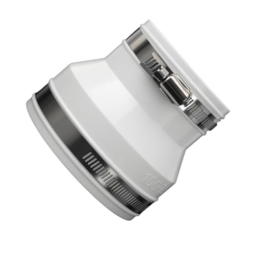 Round to Round Dryer Duct Adapter Recessed Hose Connector with Stainless Steel