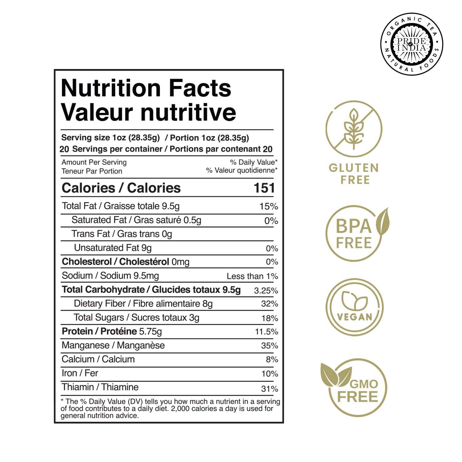 Whole Brown Flax Seeds - Omega-3 & Lignan Superfood Jar