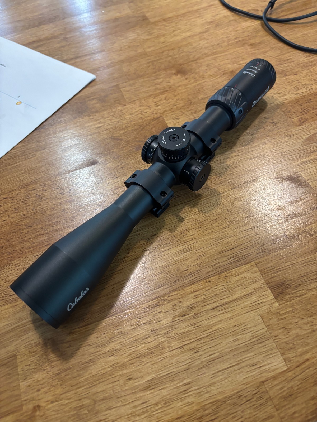 Cabela's Covenant4 4-16x44mm FFP Hunting Rifle Scope w/ TAC-36 MOA Reticle