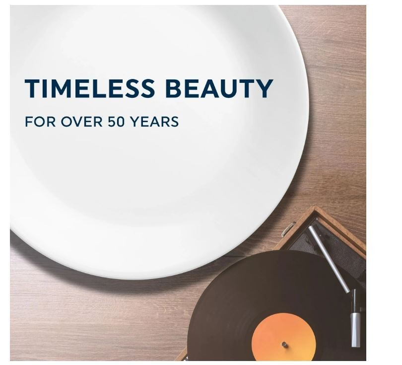 2 pack Corelle Livingware 10-Ounce Dessert Bowl, Winter Frost White