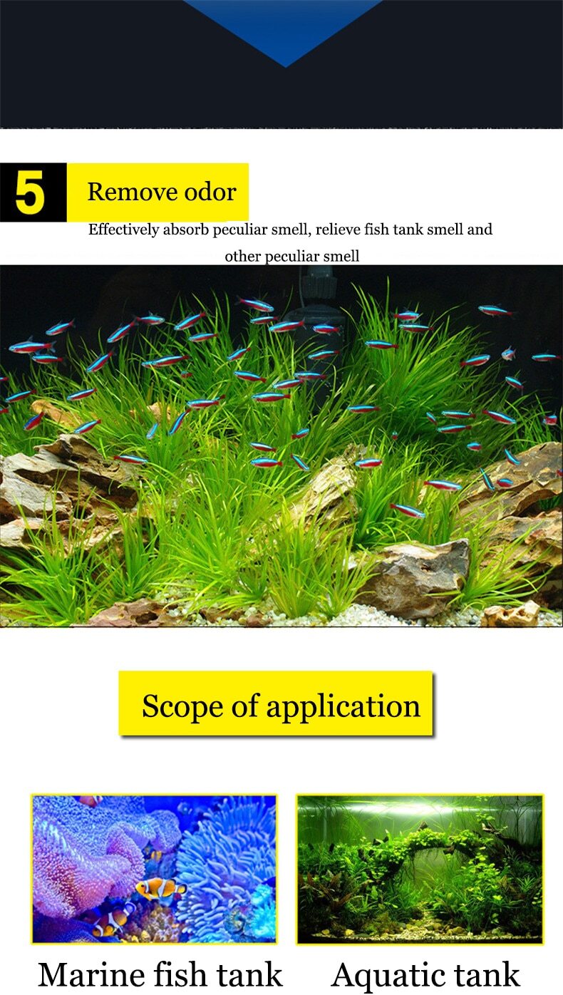 Bio Sponge Filter Media Pad Cut-to-fit Foam up to 23.6" for Aquarium Fish Tank