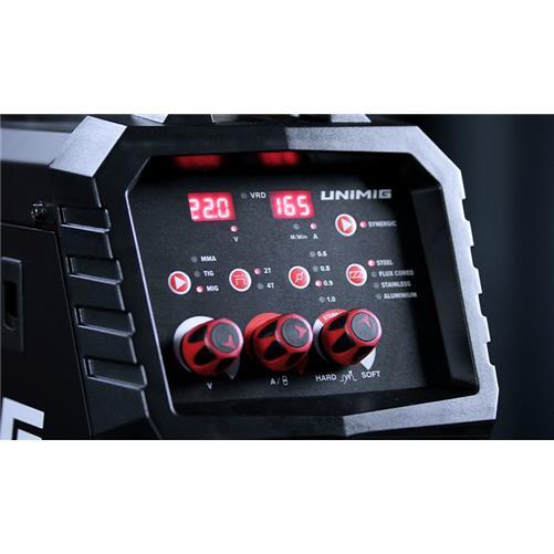 UNIMIG VIPER Multi 165 Mig Tig Welder + Helmet Wire Parts Bundle PK11101 U11006K