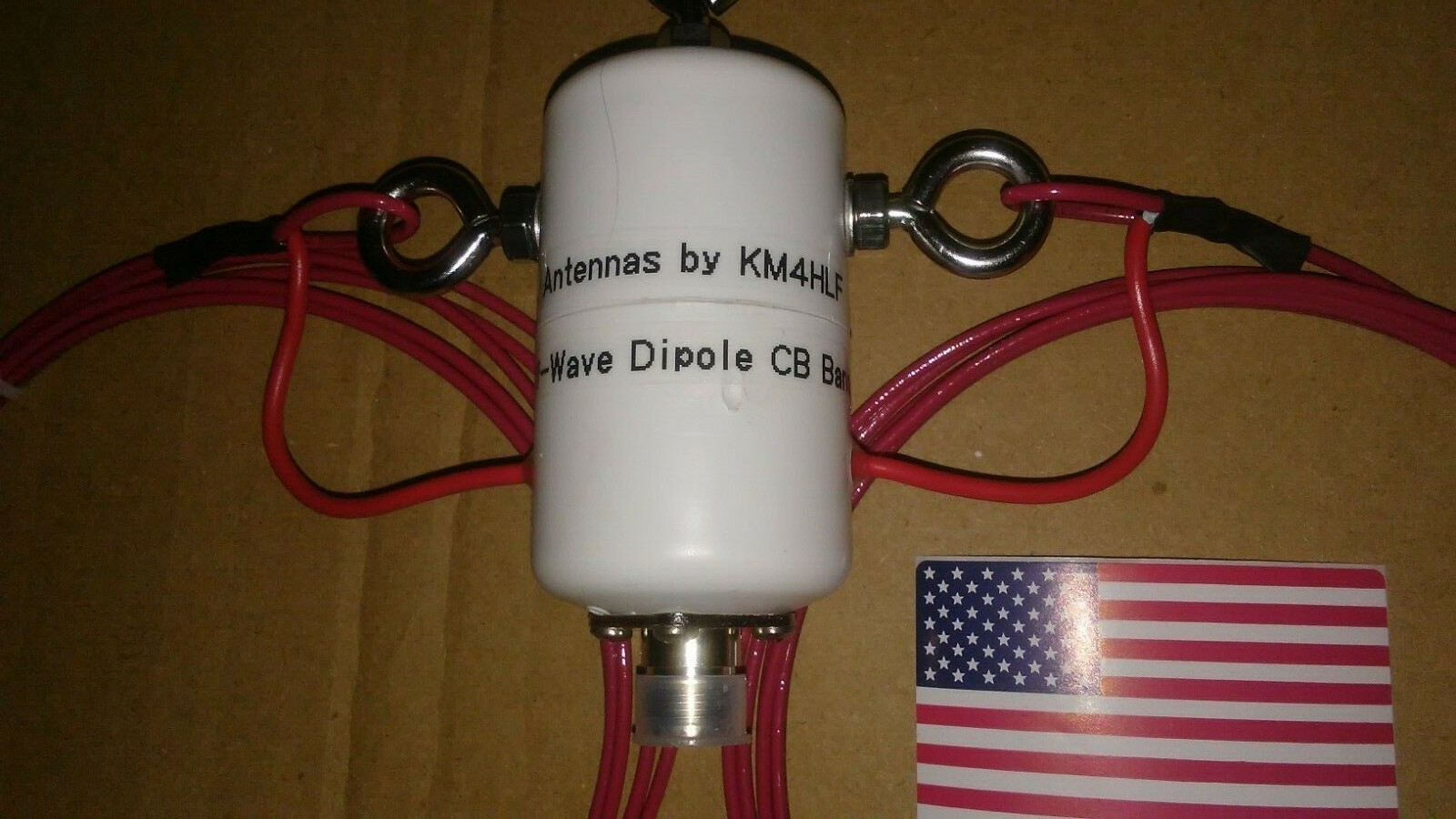 HALF-WAVE DIPOLE ANTENNA FOR THE CB BAND (11 METERS) BASE STATION