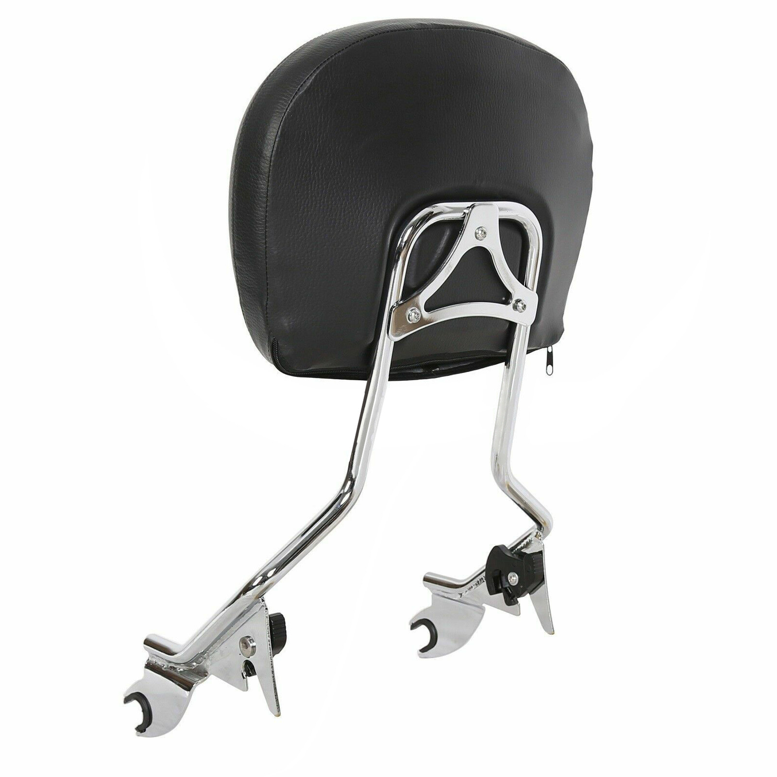 Detachable Passenger Backrest Sissy Bar Chrome For 09-UP Harley Davidson Touring