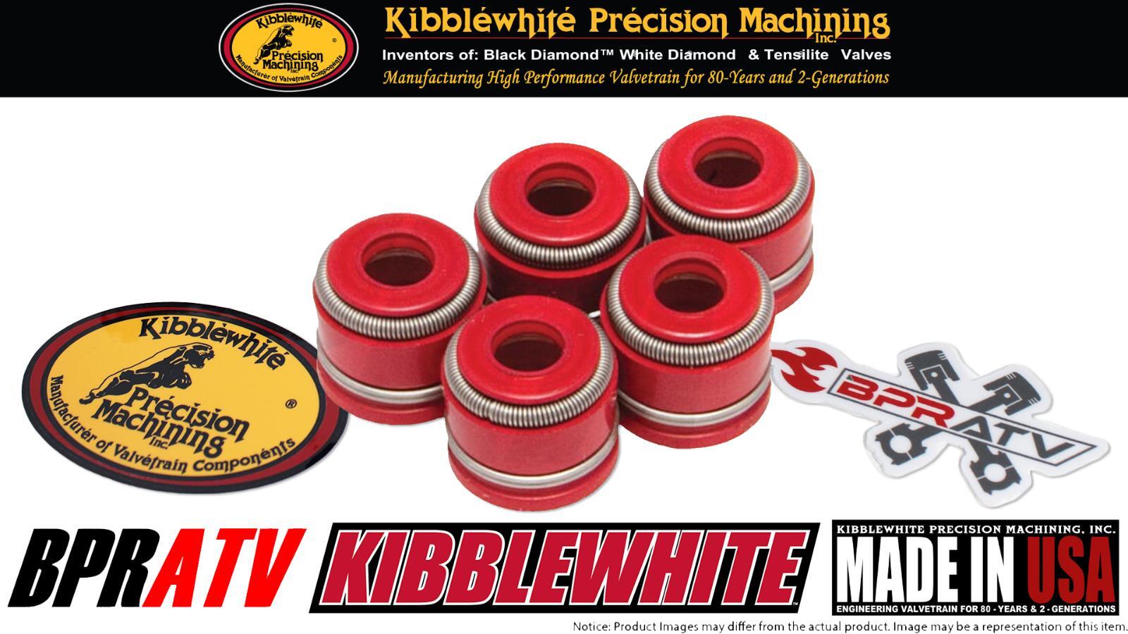 YFZ450 04-13 YFZ450R 09-25 KPMI Valve Kit Intake Exhaust Stainless Red Seals OEM