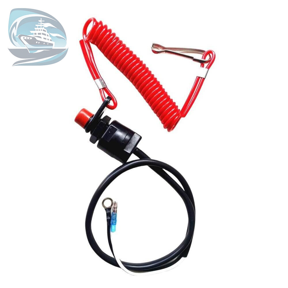 6E9-82575-09 Kill Stop Switch Safety Lanyard for Yamaha Outboard Motor 15-40HP