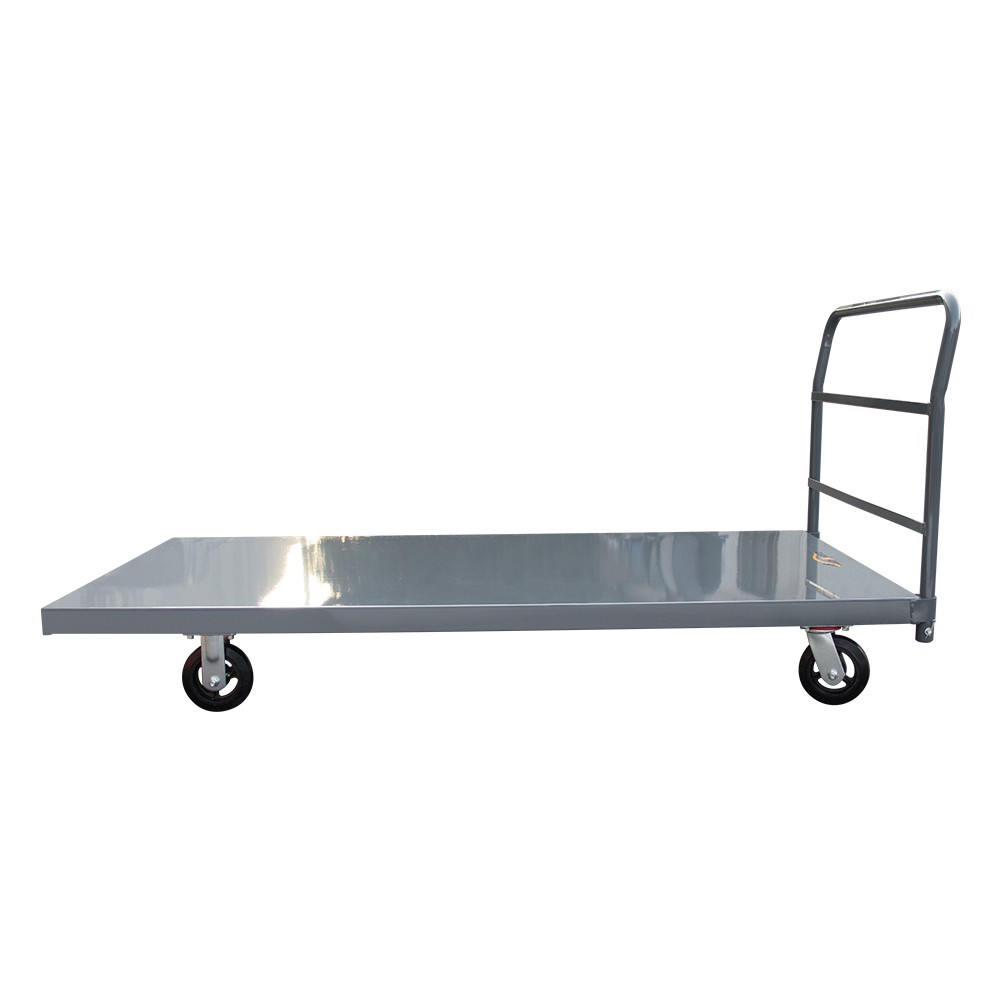 Heavy Duty Industrial Push Cart Steel Platform Truck 72" Lx 36" 2000lb Capacity