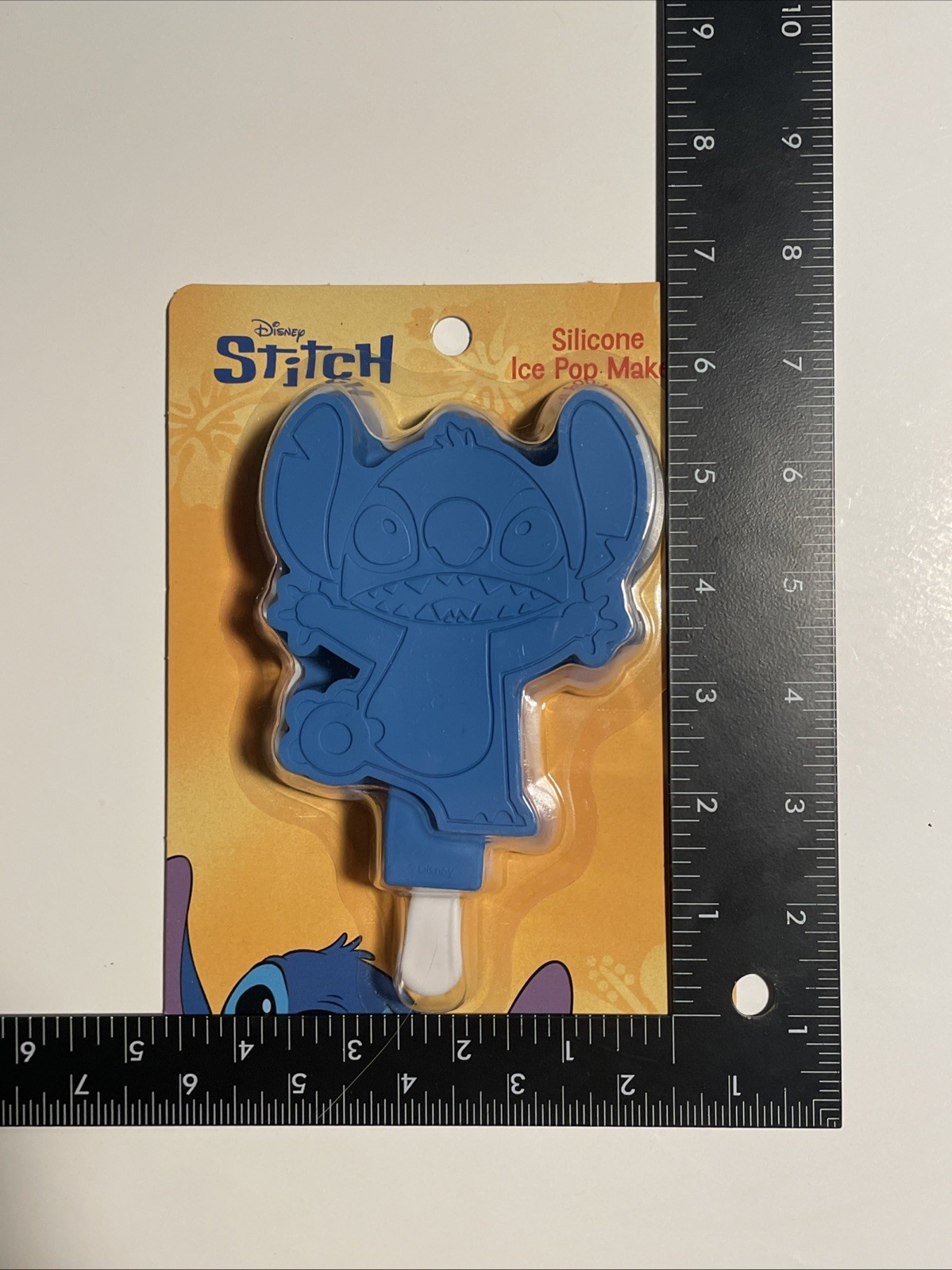Disney Stitch Ice Pop Silicone Mold Popsicle Maker Blue Brand NEW