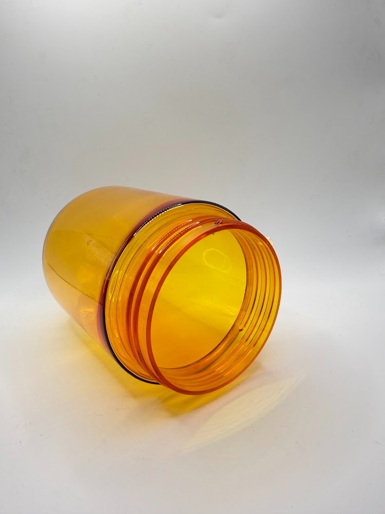 AMBER VAPOR TIGHT FIXTURE GLOBE